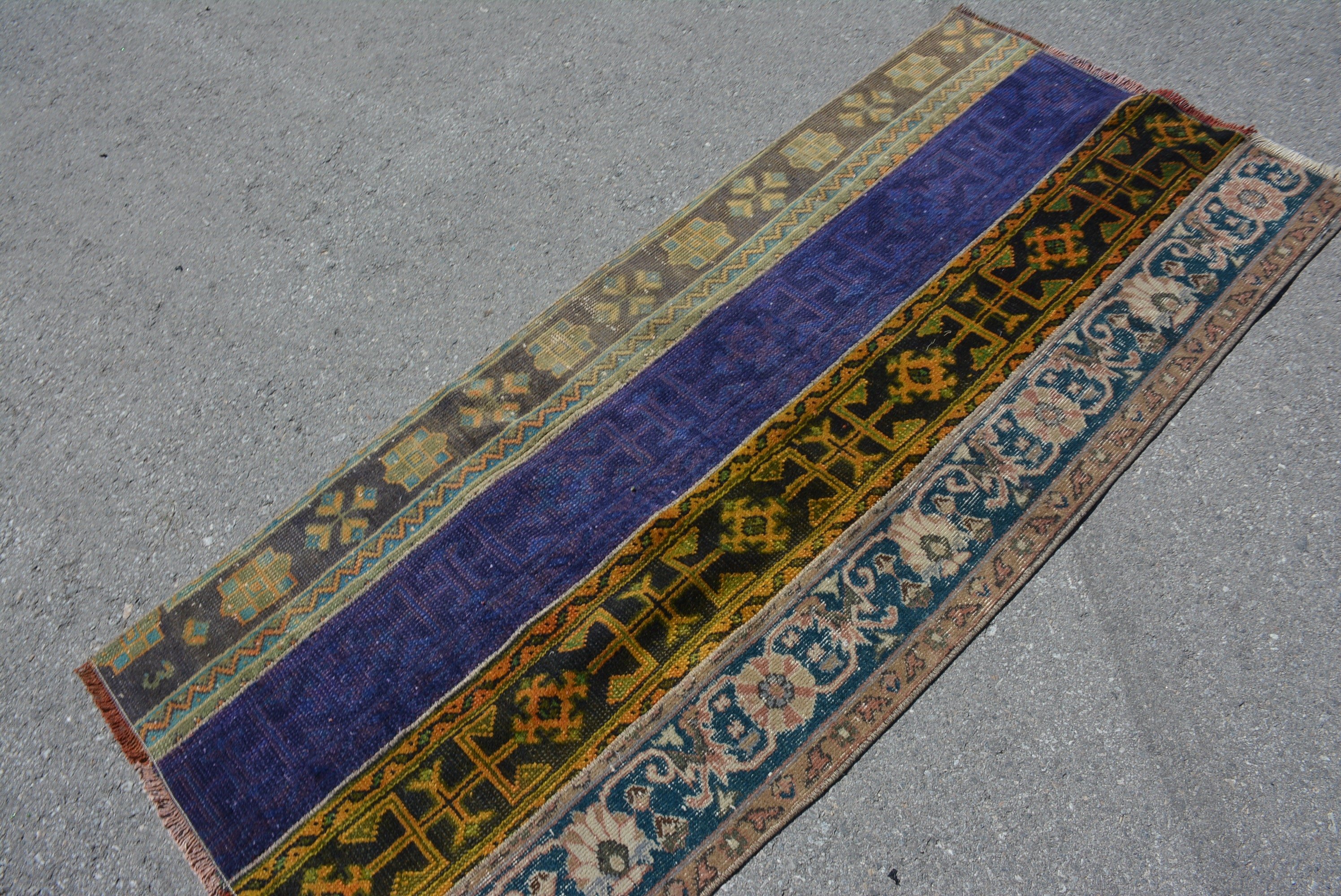 Kitchen Rugs, Bedroom Rugs, Vintage Rug, 2.7x6.1 ft Accent Rug, Oushak Rugs, Turkish Rugs, Custom Rug, Rugs for Bedroom, Nursery Rugs