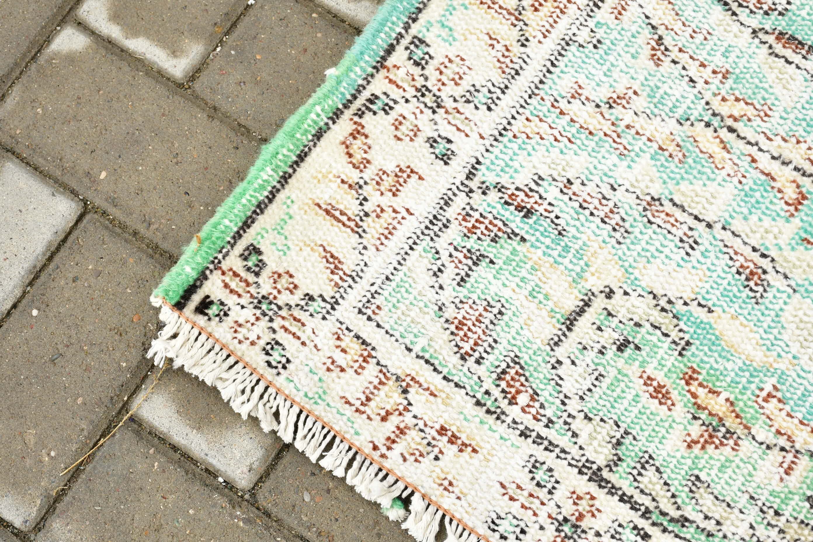 Green Bedroom Rug, Vintage Rug, Rugs for Kitchen, Kitchen Rug, Floor Rug, Anatolian Rug, Turkish Rug, Nursery Rugs, 3.1x6.1 ft Accent Rug