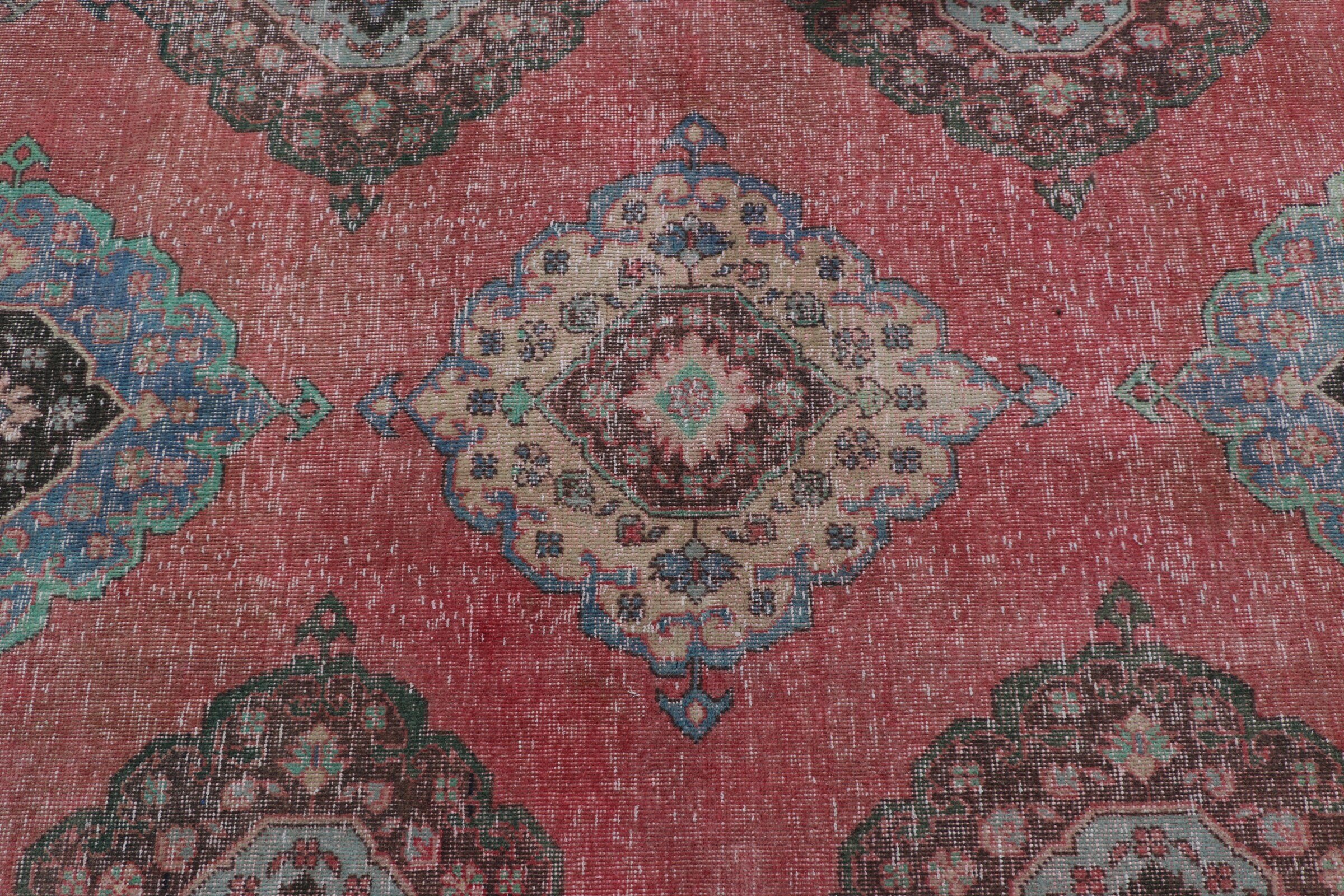 Ev Dekor Halısı, Vintage Halı, Kırmızı Soğuk Halı, 3.3x13.1 ft Runner Halısı, Eklektik Halı, Mutfak Halısı, Türk Halıları, Runner Halıları, Oryantal Halı