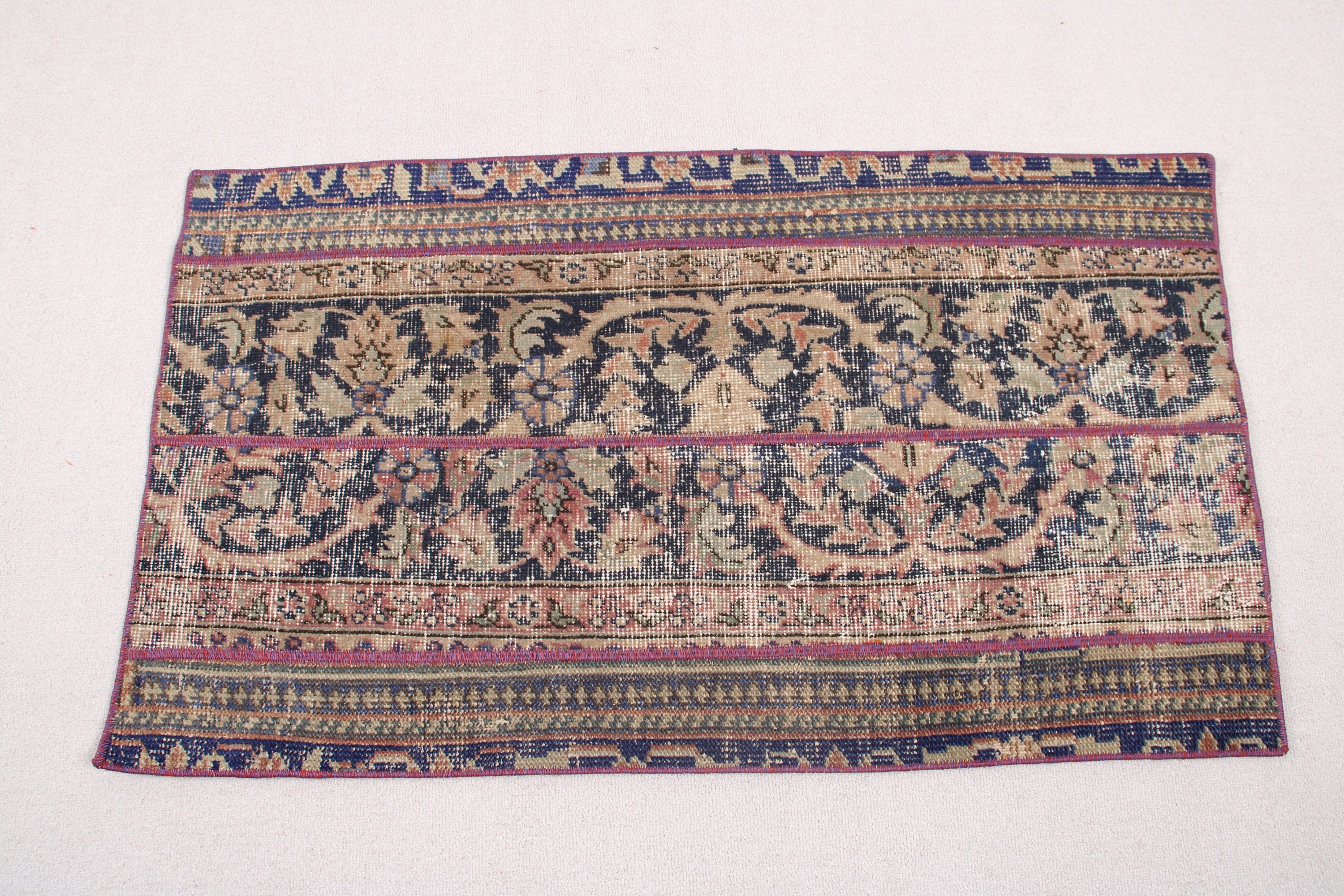 Ethnic Rug, 2x3.5 ft Small Rugs, Car Mat Rugs, Nursery Rugs, Vintage Rugs, Anatolian Rug, Turkish Rugs, Blue Statement Rugs