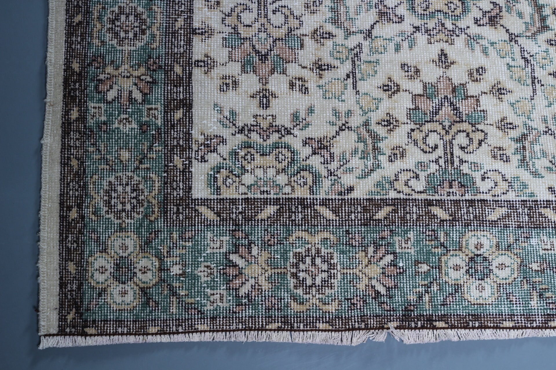 Bej Oryantal Halı, Nostaljik Halı, Oturma odası Halı, Salon Halı, Antik Halı, 174x293 cm Salon Halı, Salon Halı, Yatak odası Halı