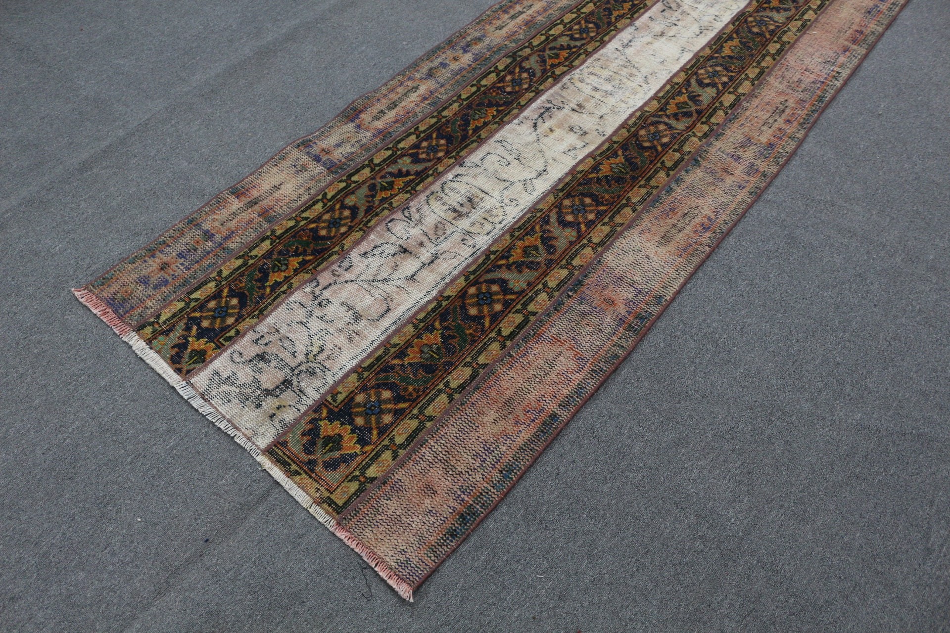 3x8 ft Runner Rug, Hallway Rug, Vintage Rug, Rugs for Hallway, Turkish Rugs, Brown Moroccan Rug, Moroccan Rugs, Outdoor Rugs, Kitchen Rugs