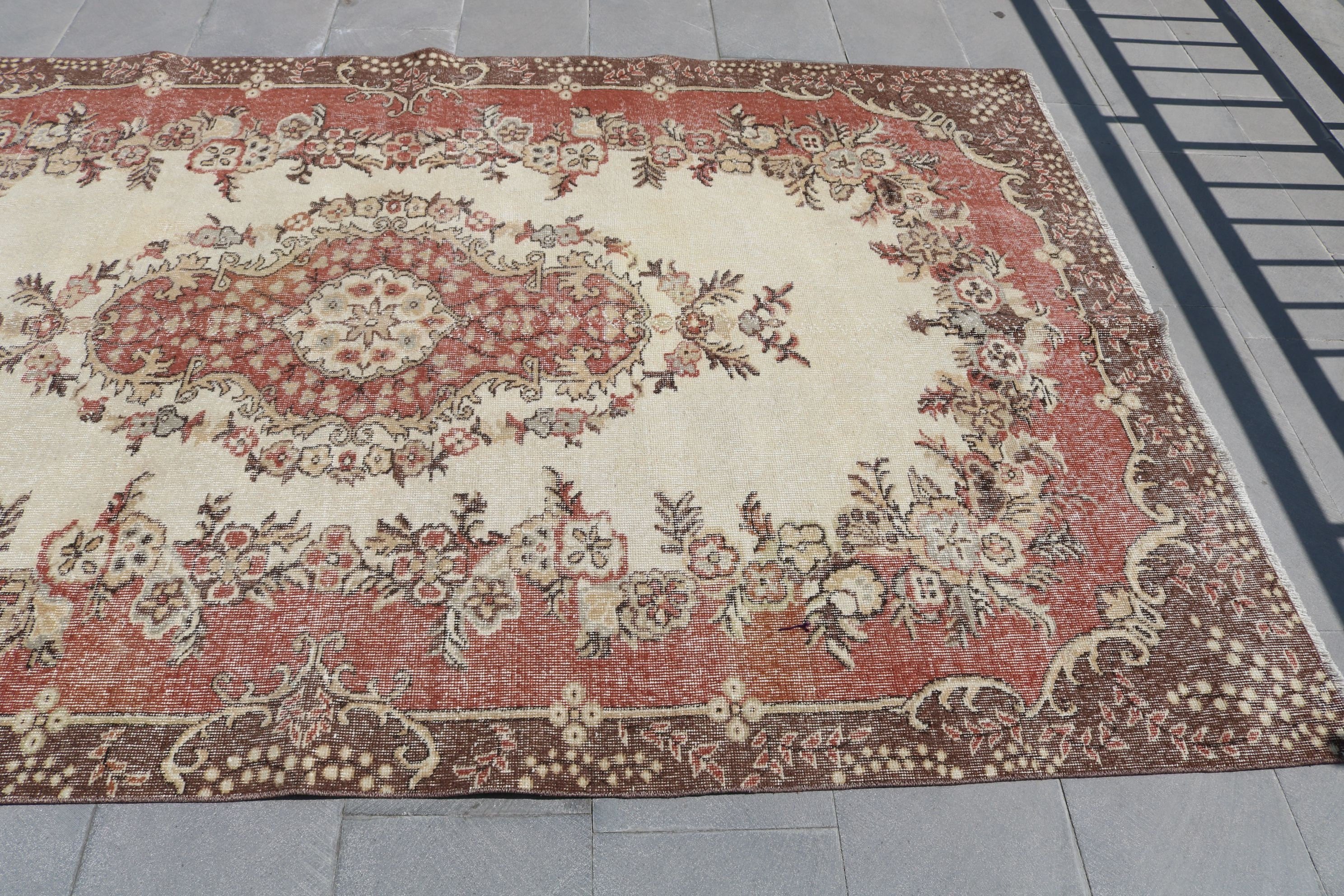 Living Room Rug, Turkish Rug, Oriental Rug, Handwoven Rug, Bedroom Rug, 5.7x9.1 ft Large Rugs, Rugs for Bedroom, Moroccan Rug, Vintage Rug