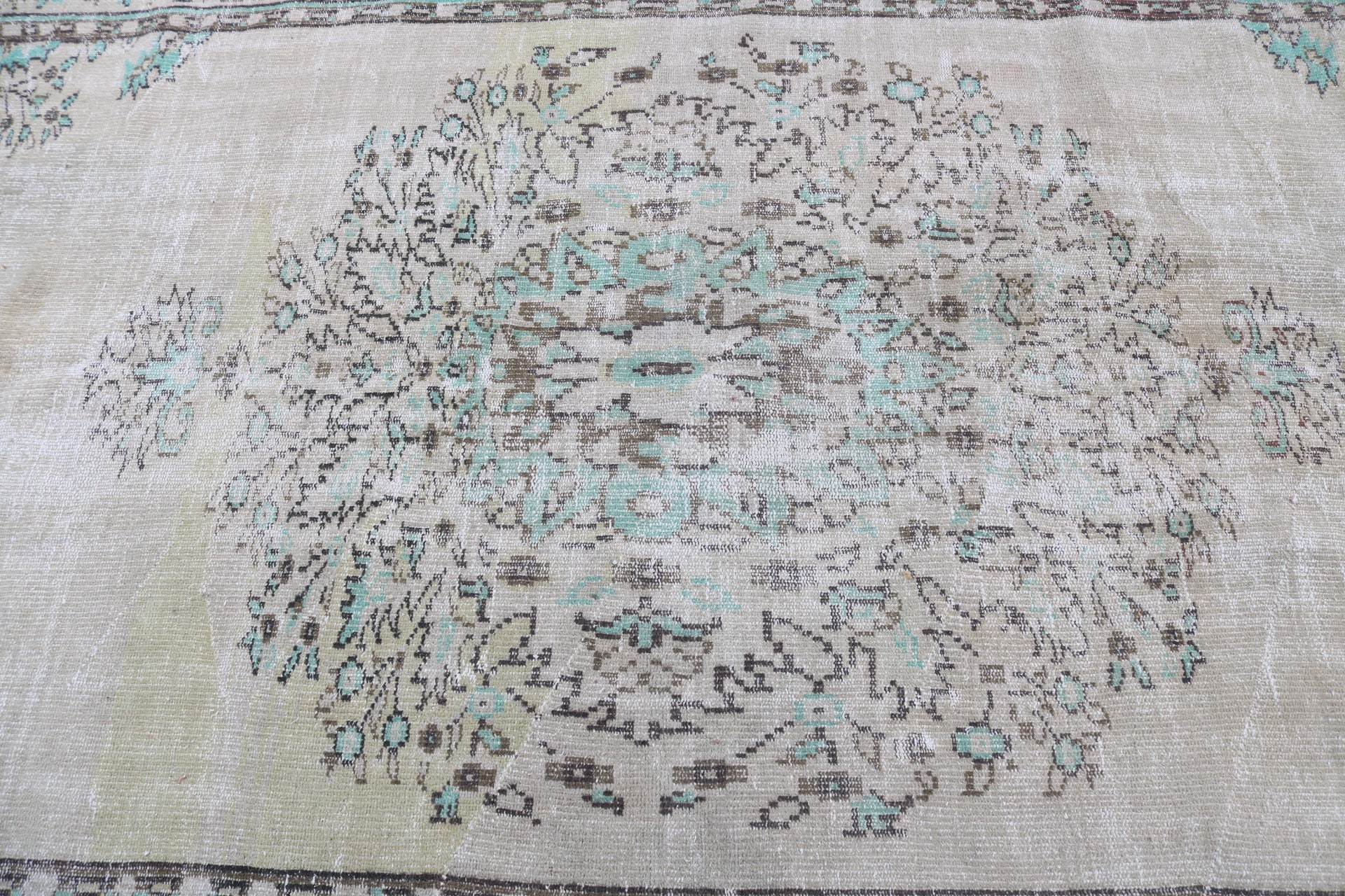 Türk Halısı, Açıklama Halıları, Oturma Odası Halısı, Vintage Halı, Kahverengi Nötr Halılar, Boho Halıları, 5.8x10.5 ft Büyük Halılar, Yemek Odası Halıları