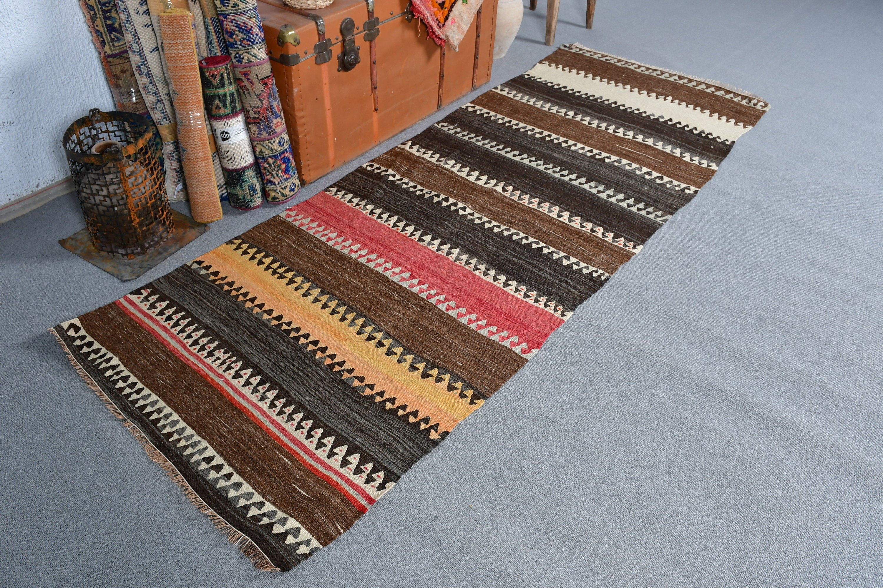 Koridor Halısı, Mutfak Halıları, Yün Halı, Vintage Halı, Oushak Halı, 2,9x7,9 ft Runner Halıları, Siyah Yatak Odası Halıları, Koridor Halıları, Türk Halısı