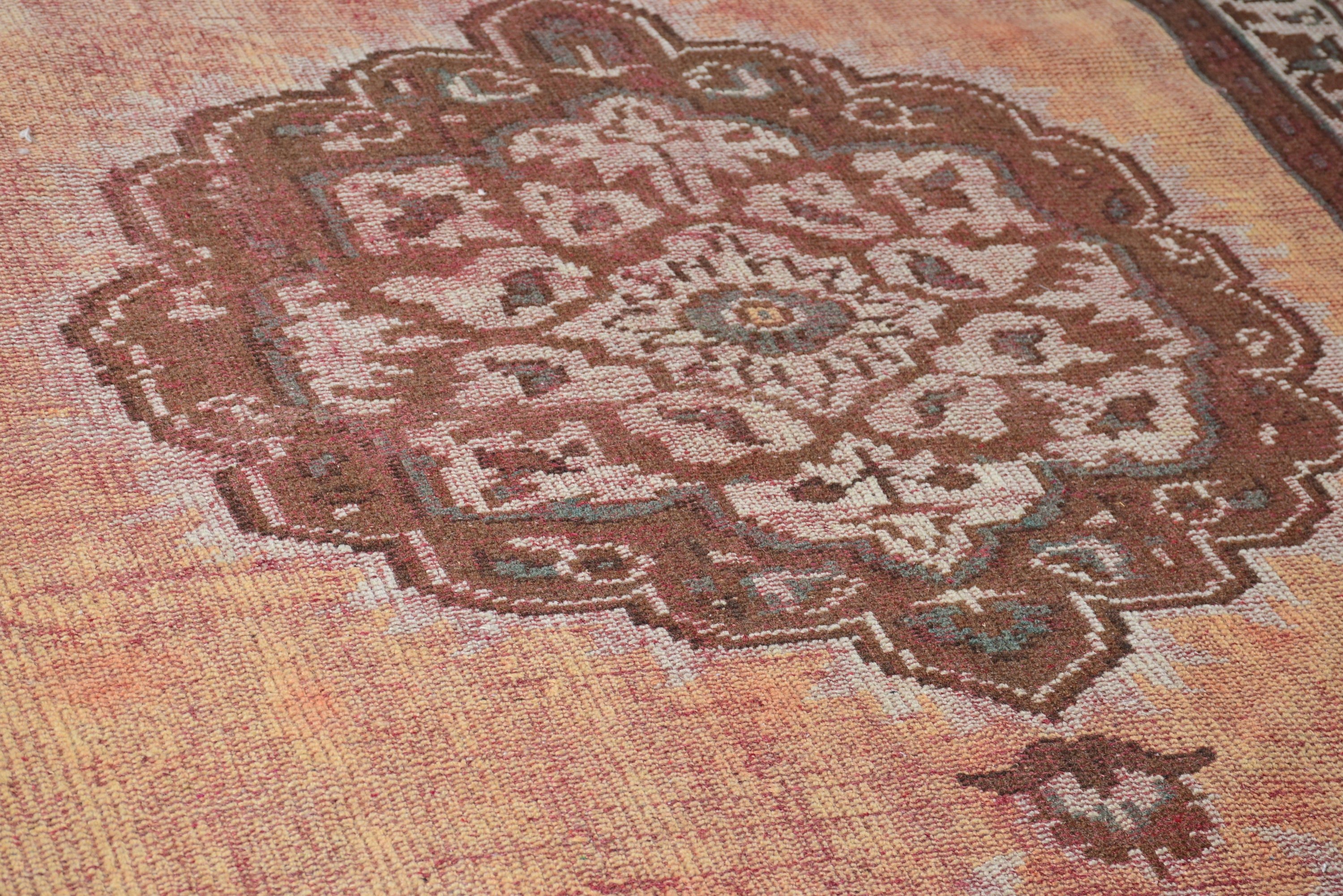 4.6x8.9 ft Büyük Halı, Turuncu Antika Halılar, Türk Halısı, Vintage Halı, Yemek Odası Halısı, Oturma Odası Halısı, Anadolu Halıları