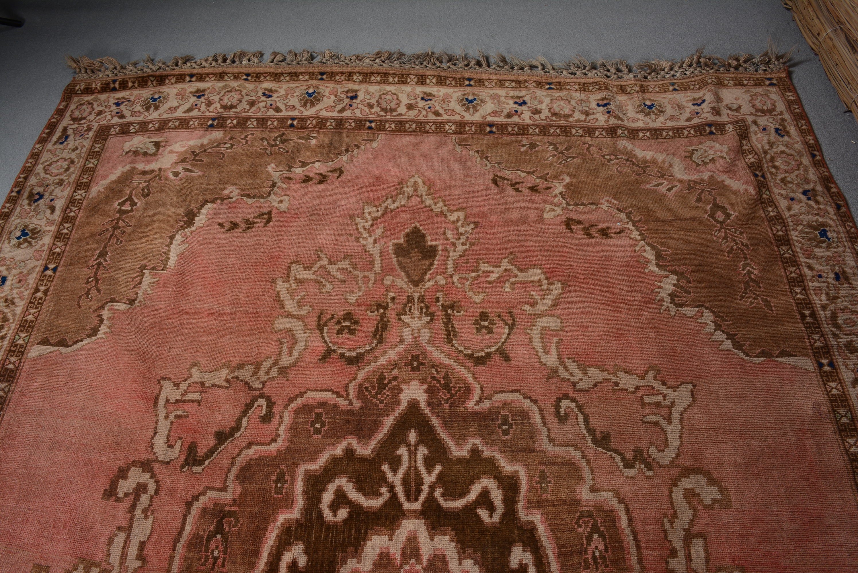 Oturma Odası Halısı, Mutfak Halısı, Pembe Yatak Odası Halısı, Vintage Halılar, Salon Halıları, Türk Halısı, 6.6x11 ft Büyük Boy Halı, Oushak Halıları, Salon Halısı