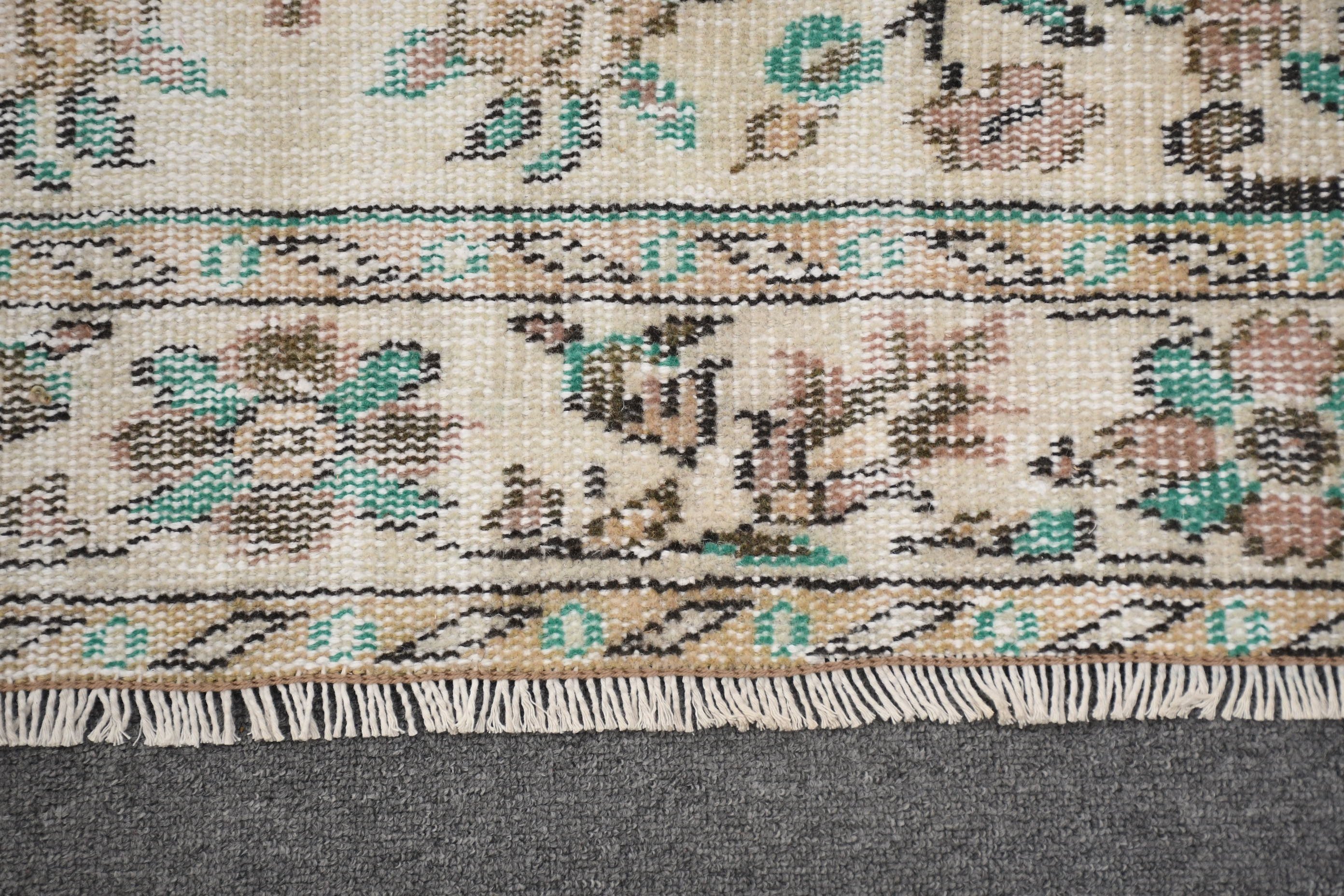 5.7x9.4 ft Large Rug, Kitchen Rug, Bedroom Rugs, Wool Rug, Large Wool Rug Rugs, Vintage Rug, Living Room Rugs, Beige Cool Rug, Turkish Rugs