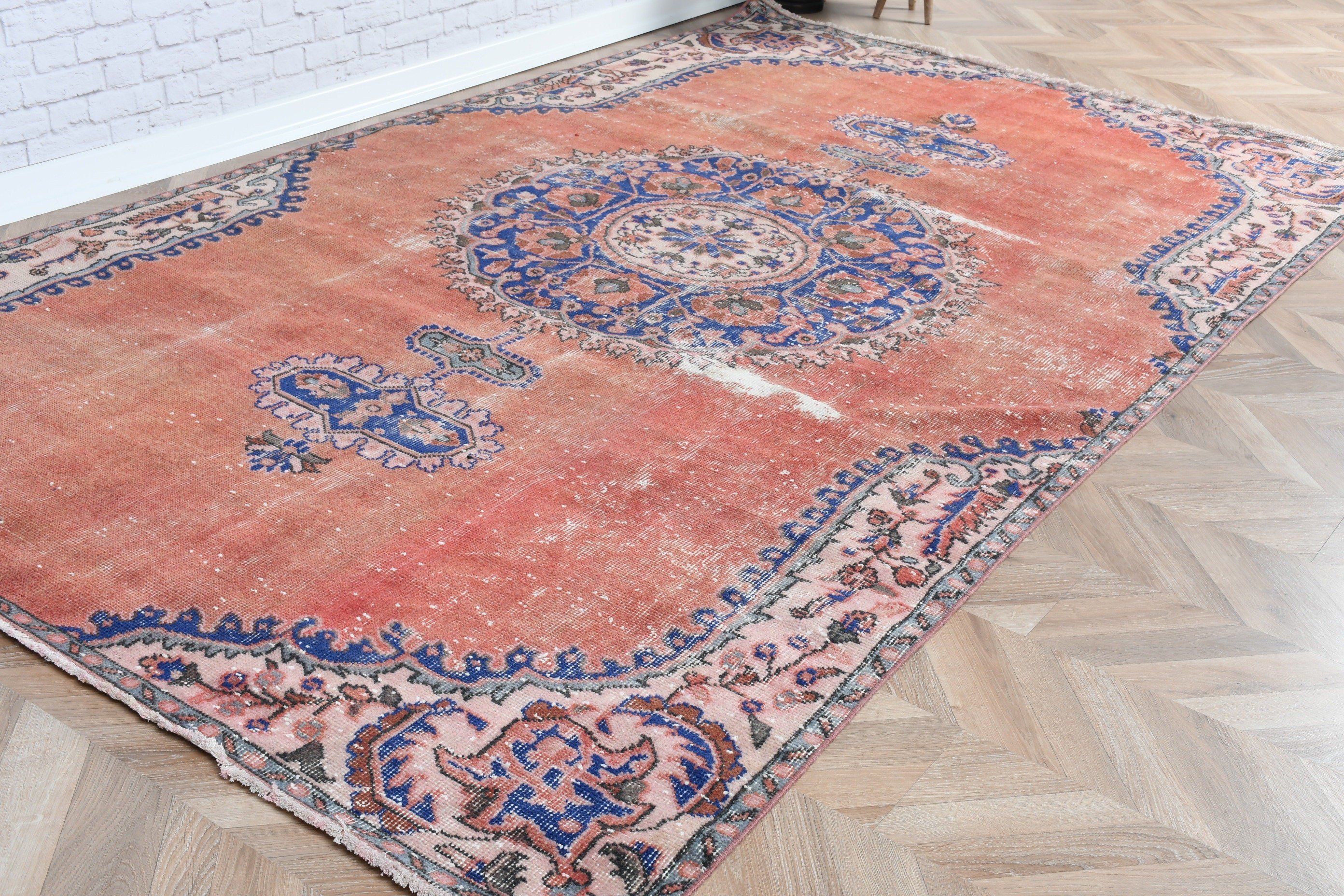 5.4x9.2 ft Büyük Halılar, Yemek Odası Halısı, Türk Halıları, Geometrik Halılar, Vintage Halı, Salon Halıları, Lüks Halılar, Aztek Halısı, Kırmızı Mutfak Halısı