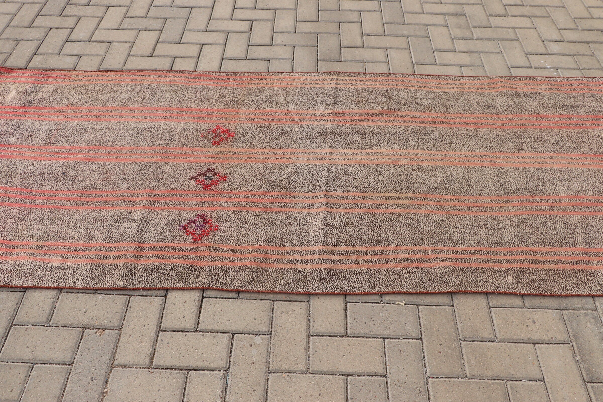 Koridor Halısı, Bej Ev Dekorasyonu Halısı, Mutfak Halıları, 3,3x8,6 ft Runner Halıları, Yer Halısı, Vintage Halı, Kilim, Türk Halısı