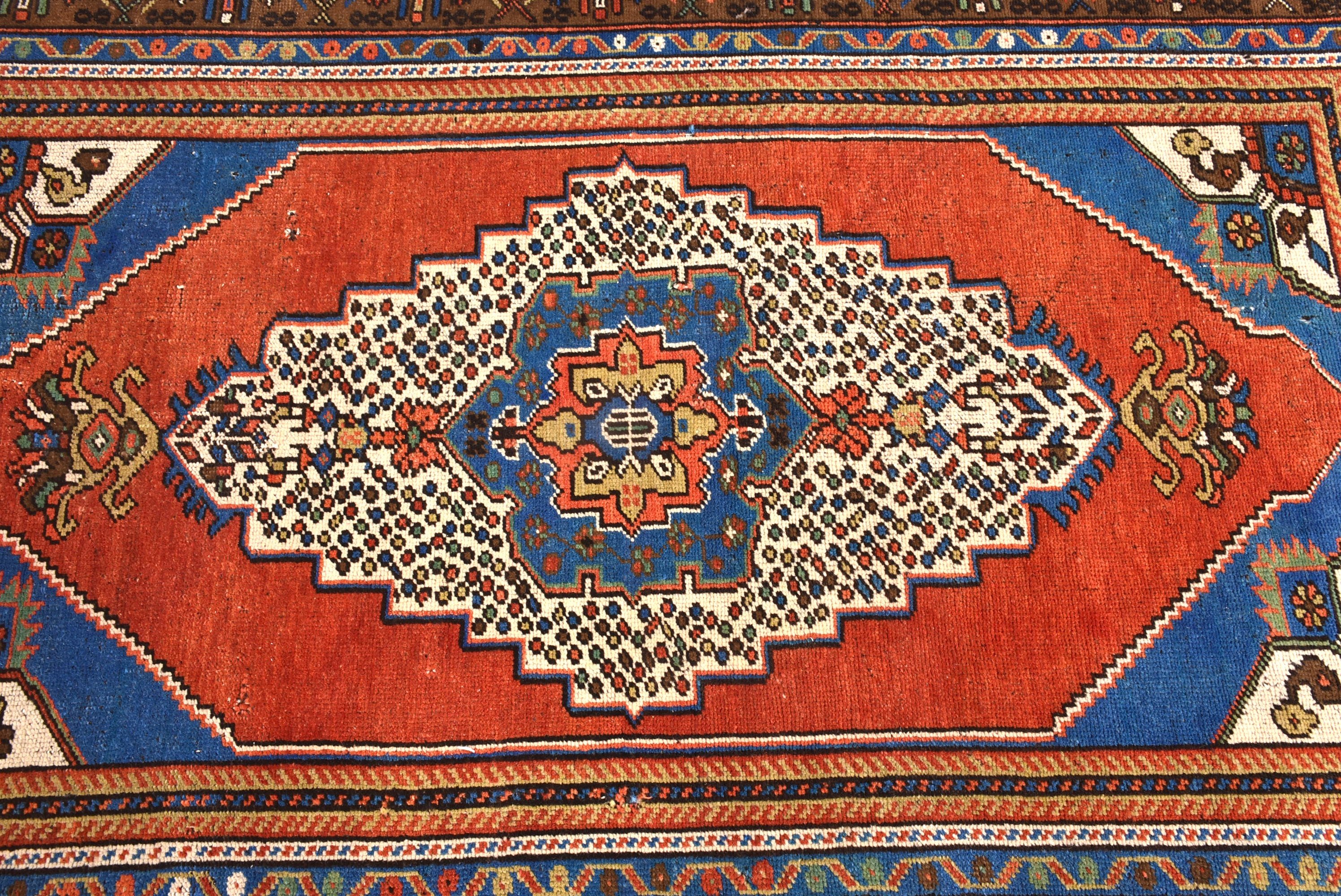 Düz Dokuma Halı, Türk Halıları, 3,2x6,3 ft Aksan Halıları, Çocuk Halıları, Ev Dekorasyonu Halısı, Turuncu Oryantal Halılar, Vintage Halılar, Yatak Odası Halısı