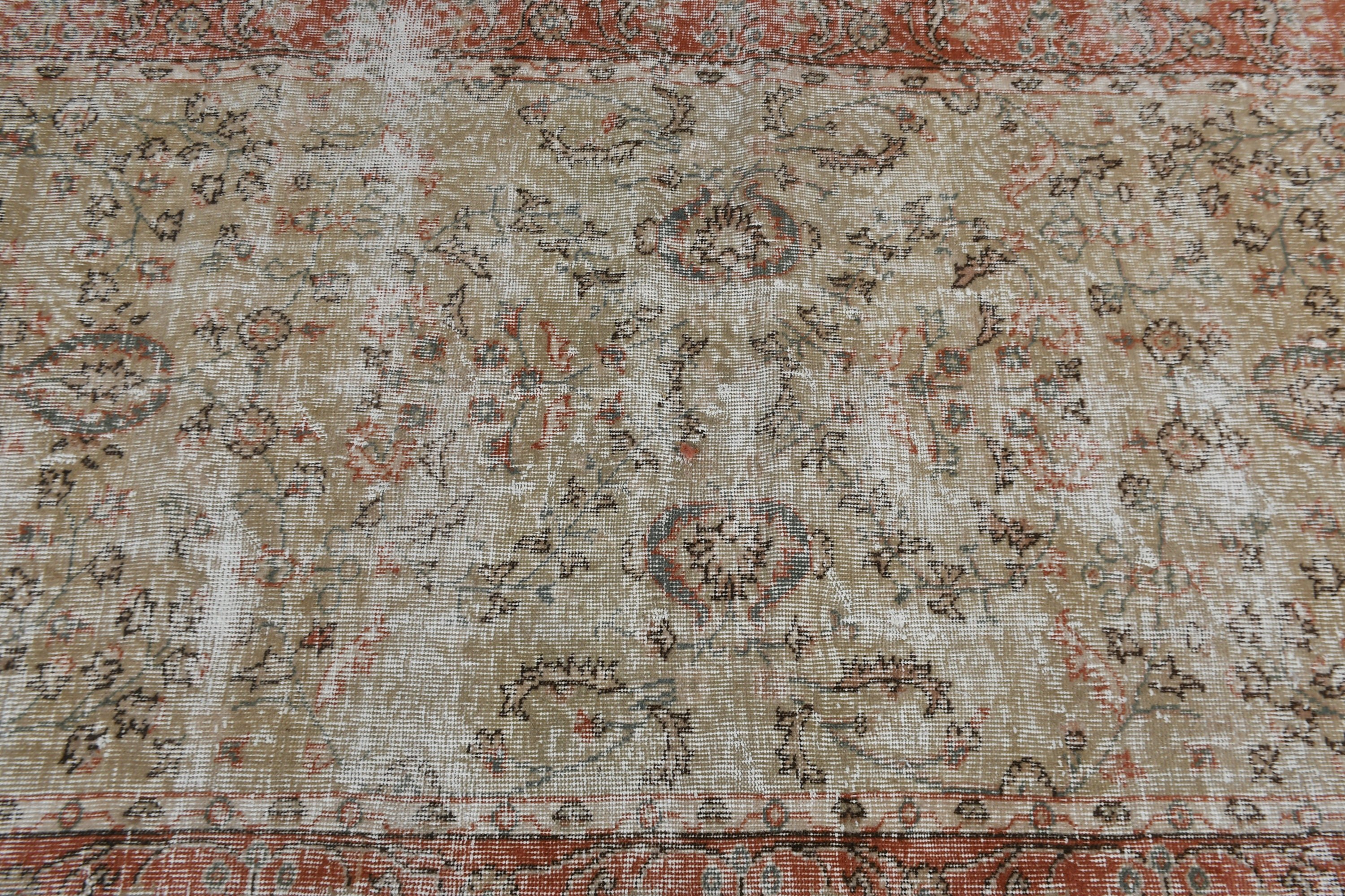 Floor Rug, Rugs for Entry, Vintage Rug, Kitchen Rugs, Beige Antique Rug, Home Decor Rug, Entry Rugs, Turkish Rugs, 3.6x6.4 ft Accent Rug