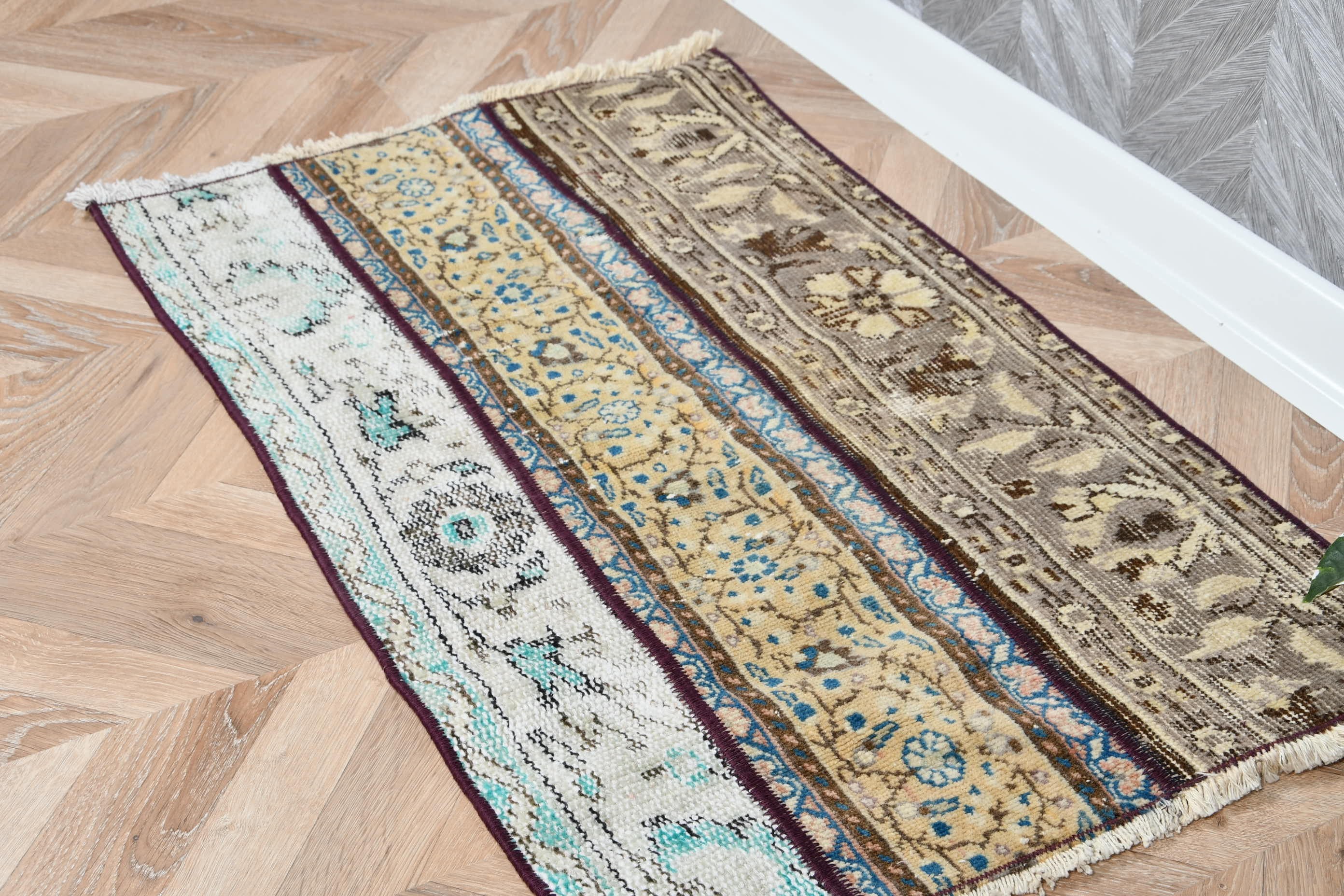 Kahverengi Mutfak Halı, Banyo Halı, Yatak odası Halı, 54x91 cm Küçük Halı, Banyo Halı, Anadolu Halı, Araba paspası Halı, Türk Halı