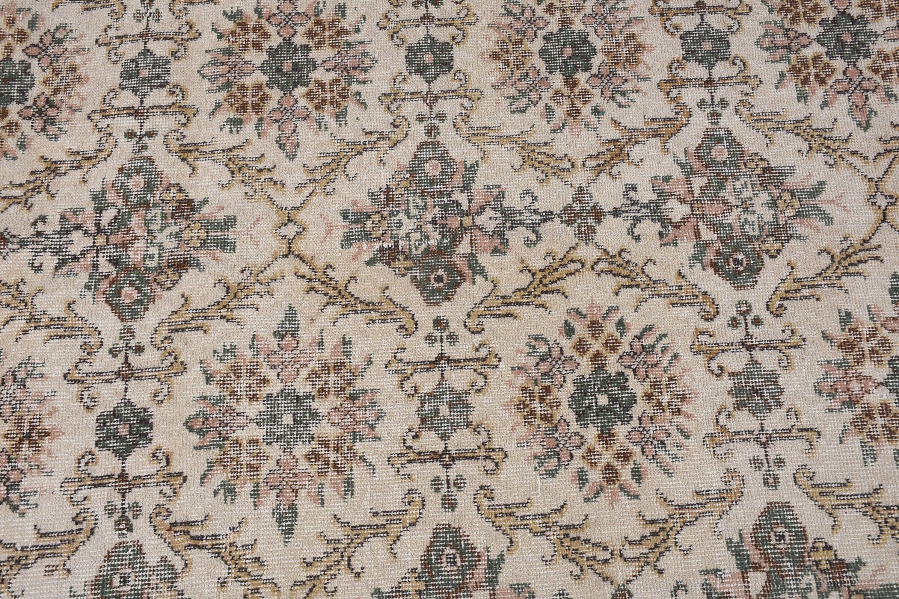Large Wool Rug Rugs, Rugs for Living Room, Moroccan Rugs, Vintage Rug, Dining Room Rug, Turkish Rugs, 6.5x10.3 ft Large Rugs, Bedroom Rugs