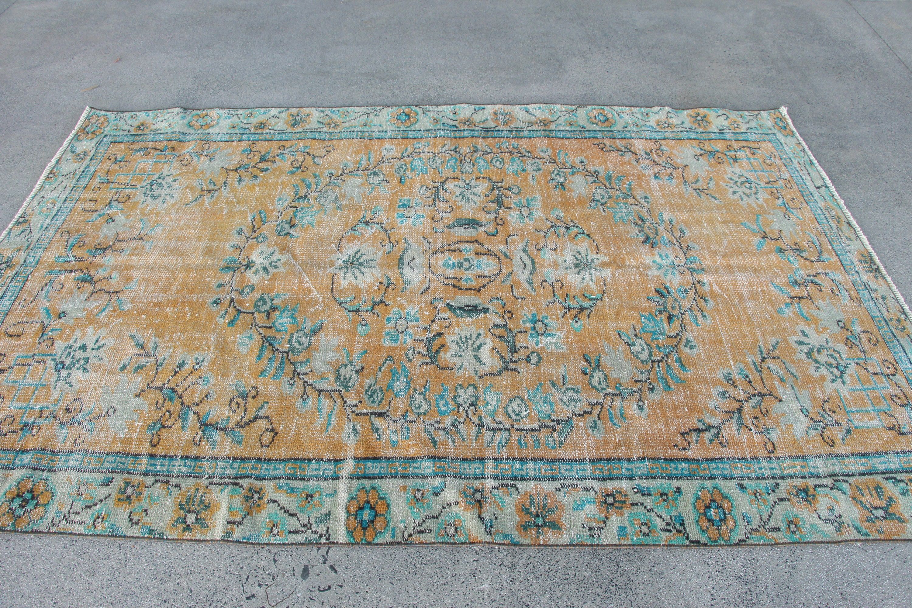 Turuncu Renkli Halı, Yatak odası Halı, Yemek odası Halı, Yatak odası Halı, Yatak odası Halı, 158x236 cm Salon Halı, Uşak Halı, Türk Halı