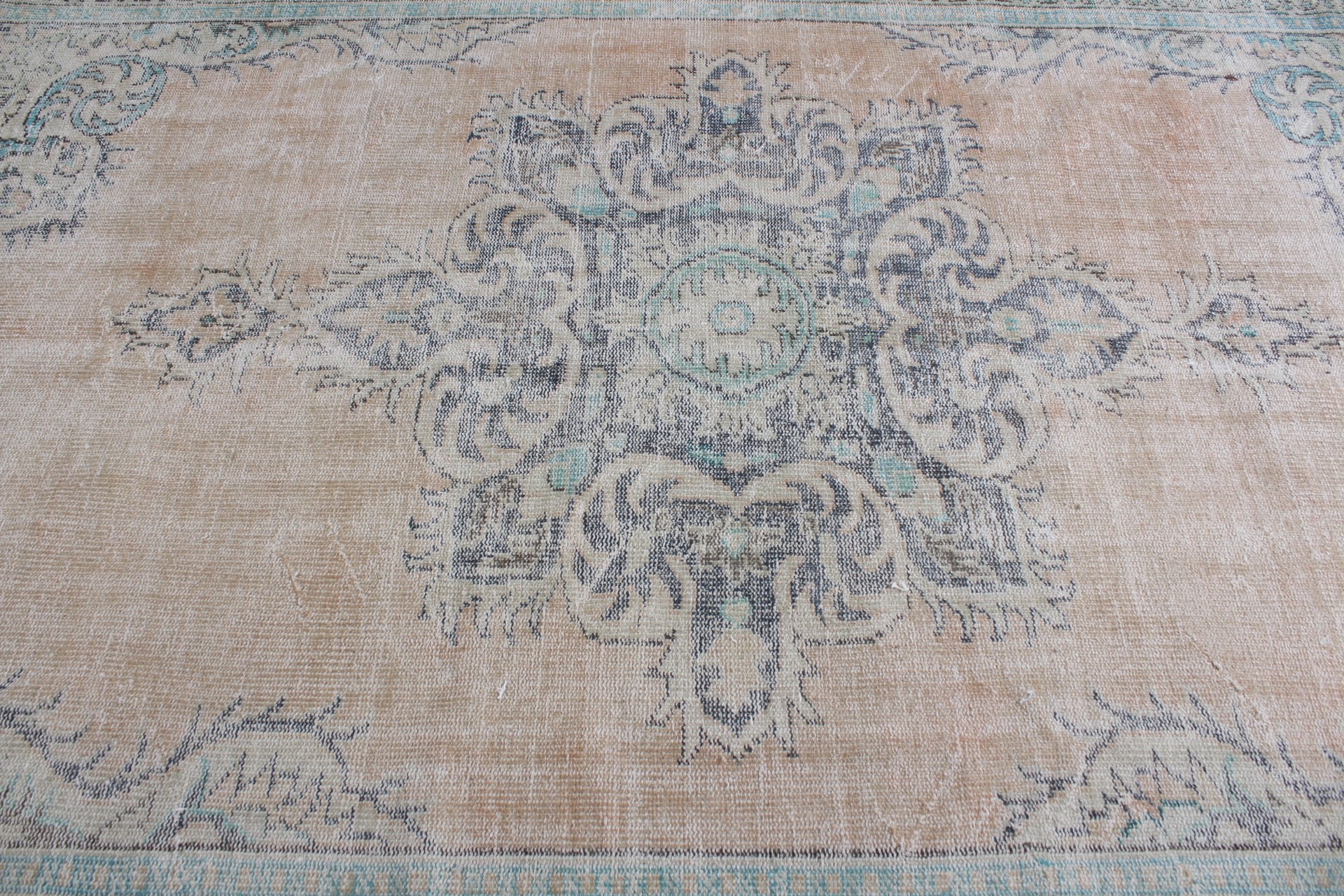 Oturma Odası Halıları, Pembe Fas Halısı, Türk Halısı, Fas Halısı, Vintage Halı, 7.2x11.1 ft Büyük Boy Halı, Ev Dekor Halısı, Salon Halısı, Soluk Halılar