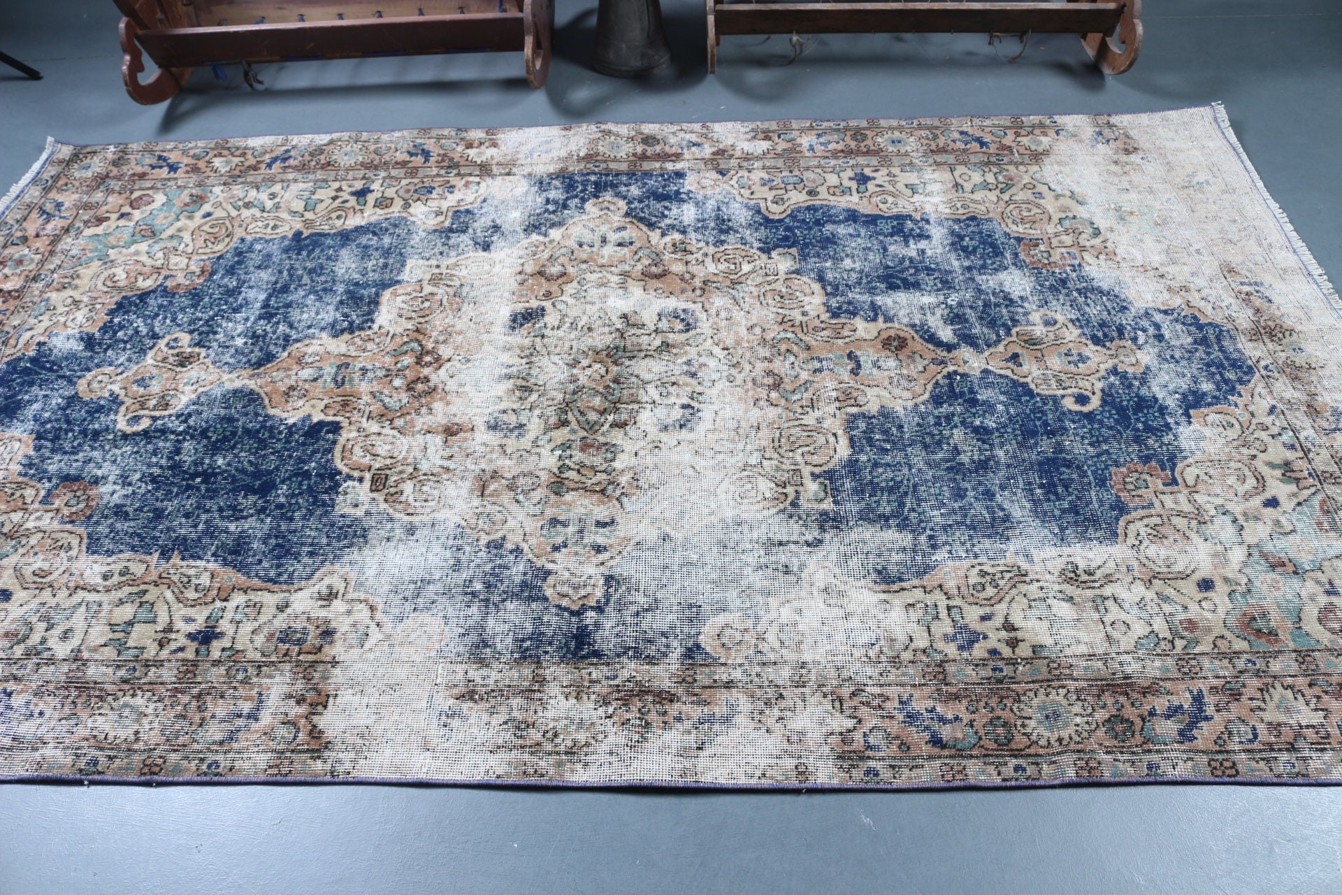 5.3x9 ft Large Rugs, Vintage Rug, Moroccan Rugs, Antique Rug, Turkish Rugs, Art Rug, Dining Room Rugs, Bedroom Rug, Brown Kitchen Rugs