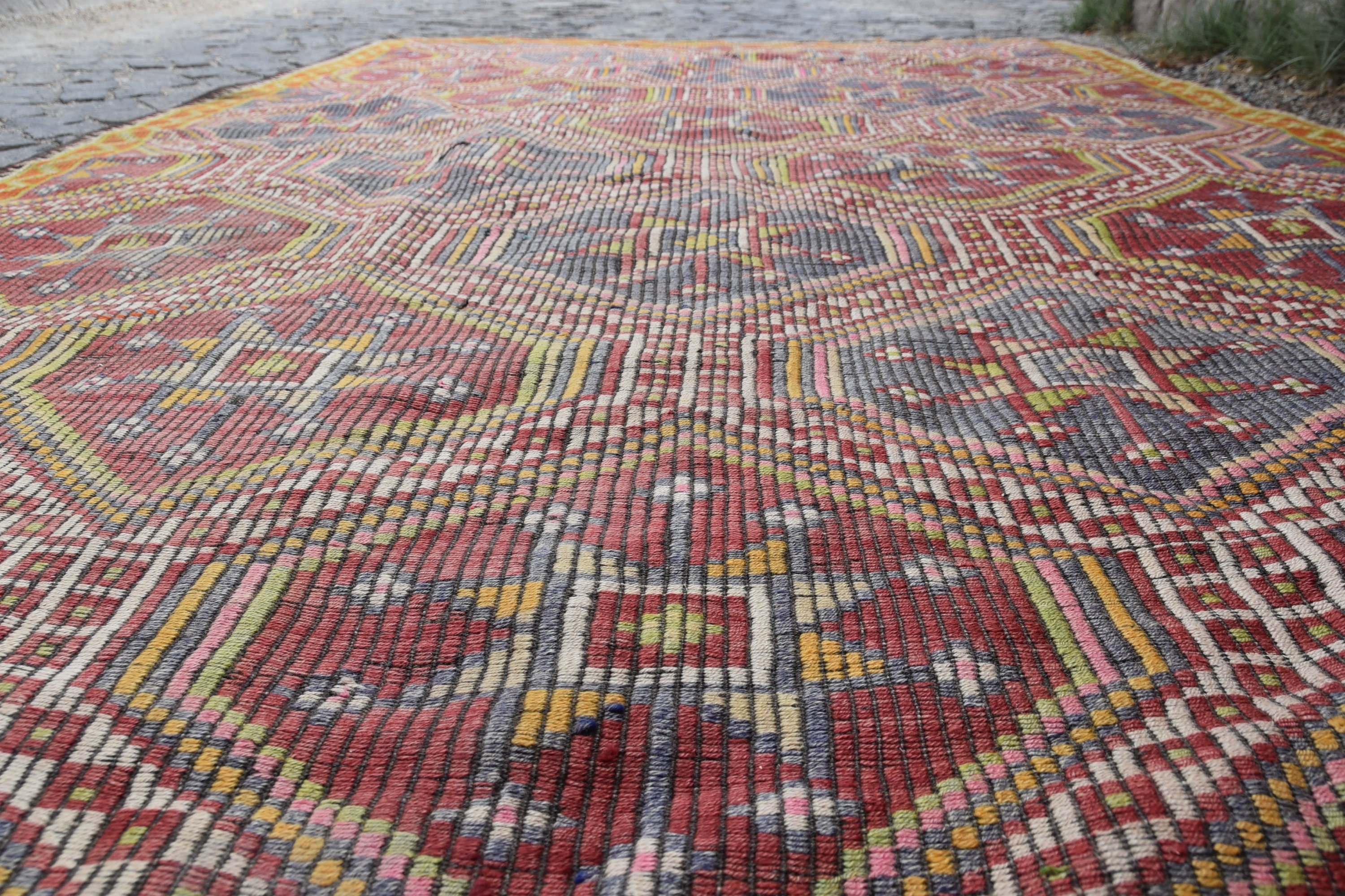 Salon Halıları, Yemek Odası Halısı, Salon Halıları, Vintage Halılar, Oryantal Halı, Eski Halı, Ev Dekor Halısı, Türk Halısı, Kilim, 6.2x10.5 ft Büyük Halı