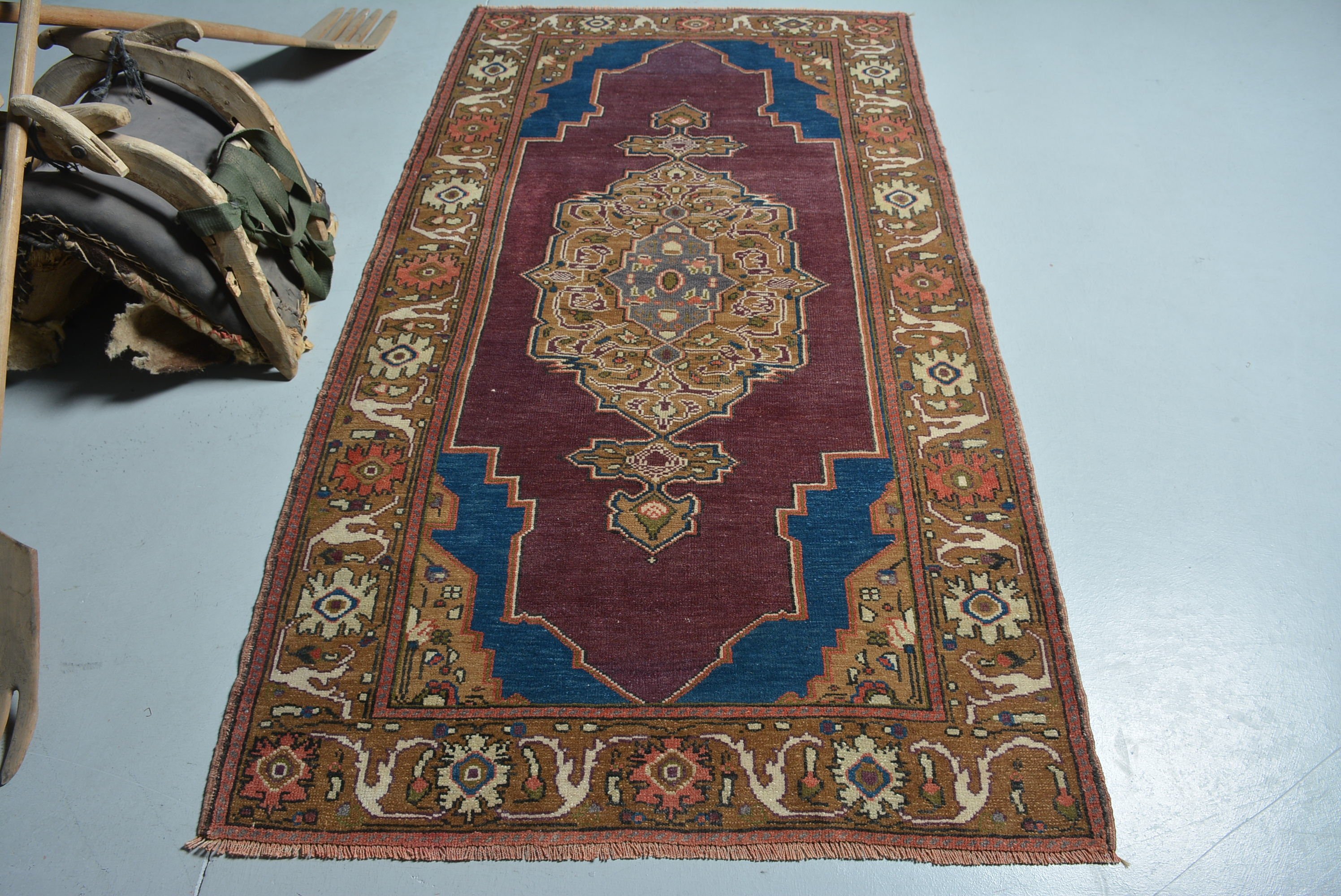 Living Room Rug, Boho Area Rug Rugs, Turkish Rugs, Rugs for Area, 3.8x7 ft Area Rug, Colorful Rug, Anatolian Rug, Vintage Rug, Nursery Rug