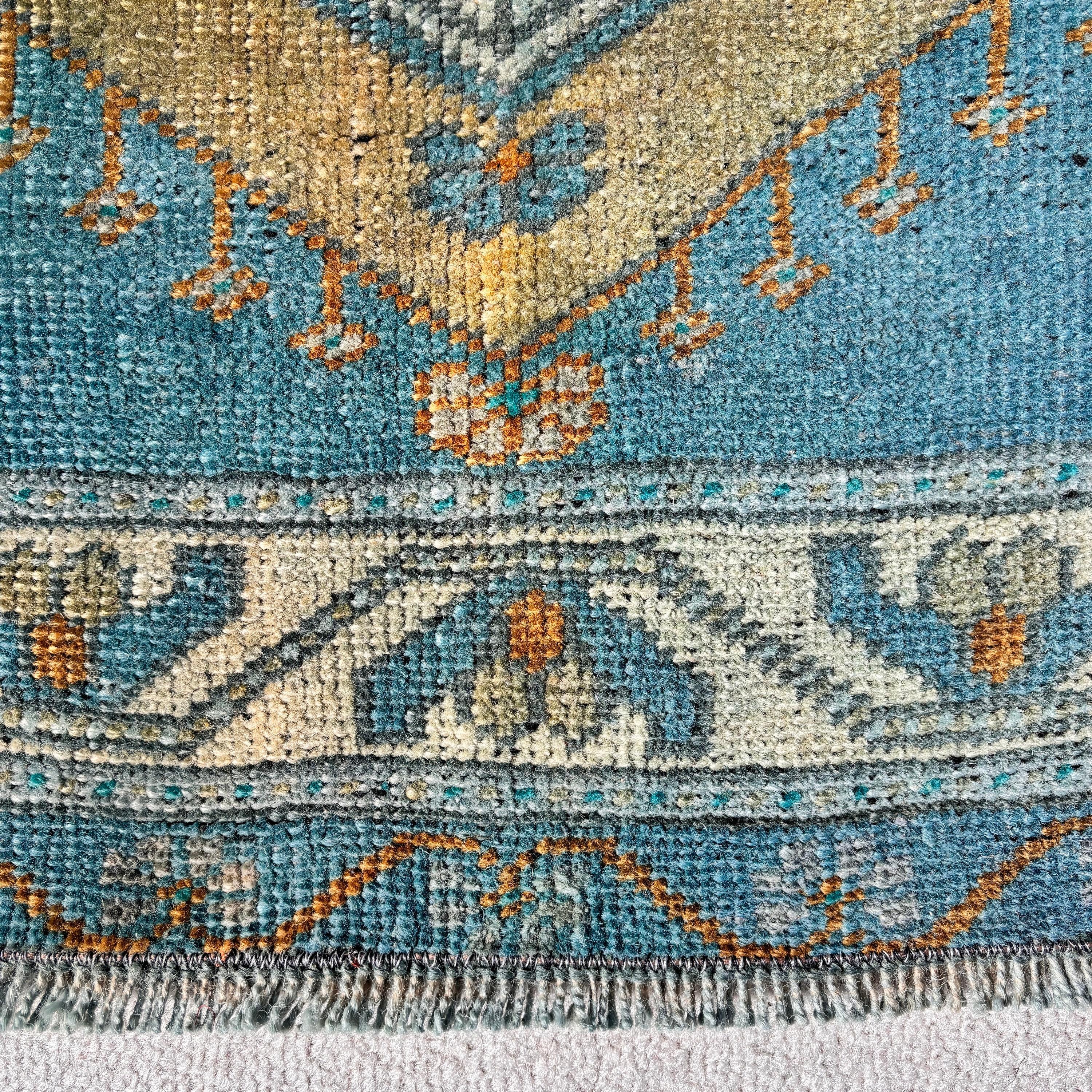 Giriş Halıları, Paspas Halısı, Vintage Halı, Düz Dokuma Halılar, Anadolu Halısı, Boho Halıları, 1.7x3.1 ft Küçük Halılar, Türk Halıları, Yeşil Antika Halı