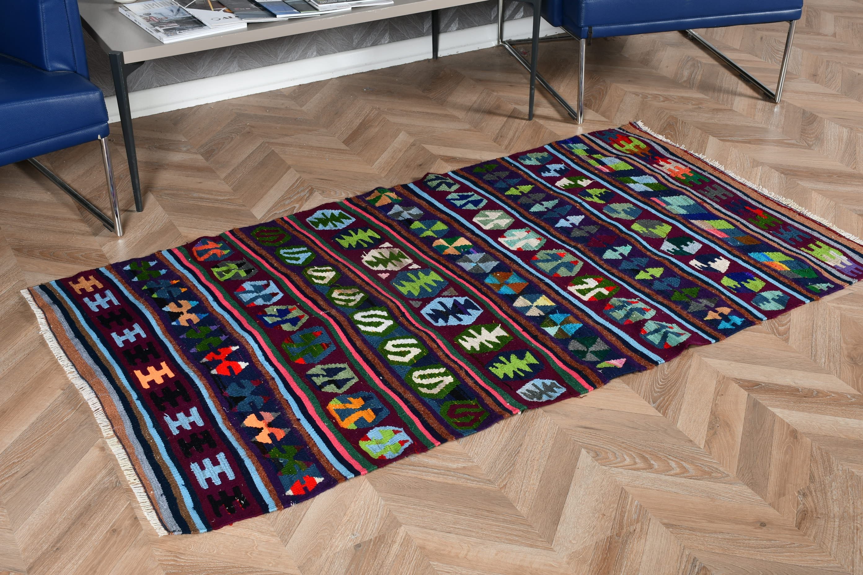 Kilim, Kabile Halısı, Vintage Halı, Çocuk Halısı, Havalı Halı, Mutfak Halısı, Yeşil 3,7x5,5 ft Accent Halı, Türk Halısı, Ev Dekorasyonu Halıları