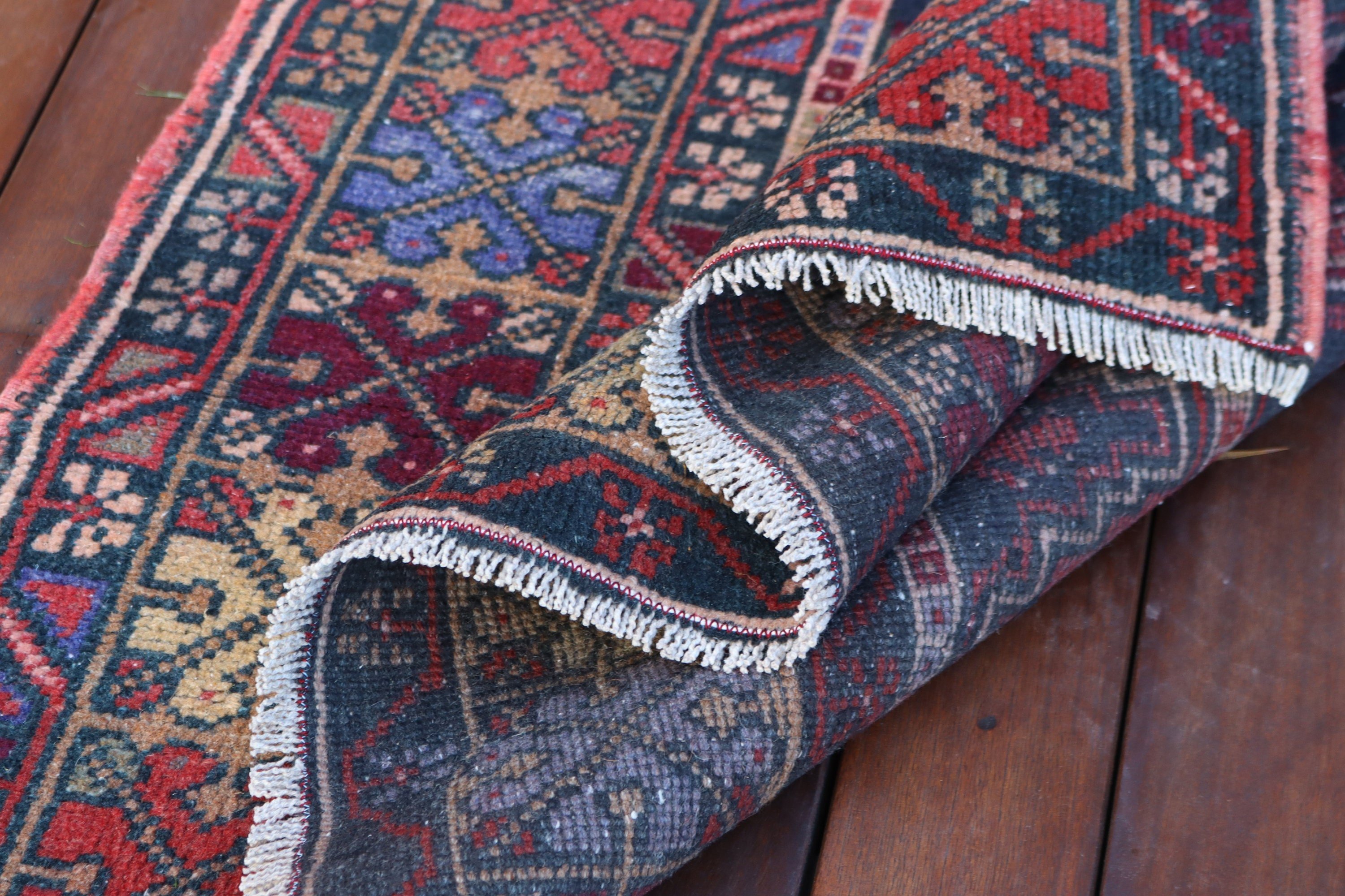 Vintage Vurgulu Halılar, Yatak Odası Halıları, Kırmızı Nötr Halı, Oushak Halısı, Vintage Halılar, 3,4x5,6 ft Accent Halıları, Türk Halısı, Boho Halıları