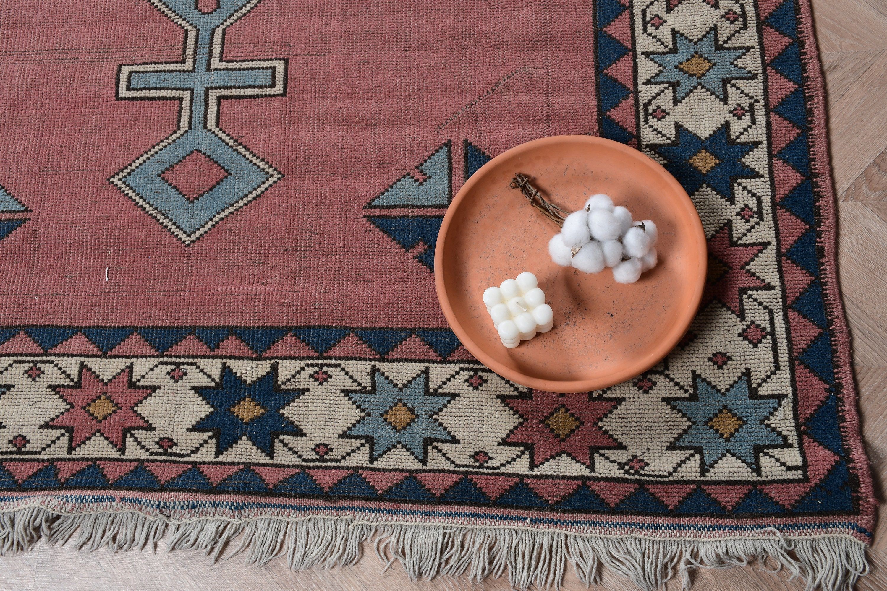 Bedroom Rug, Old Rug, Rugs for Bedroom, 4.9x7.7 ft Area Rugs, Turkish Rugs, Vintage Rugs, Pink Home Decor Rug, Anatolian Rugs, Nursery Rugs