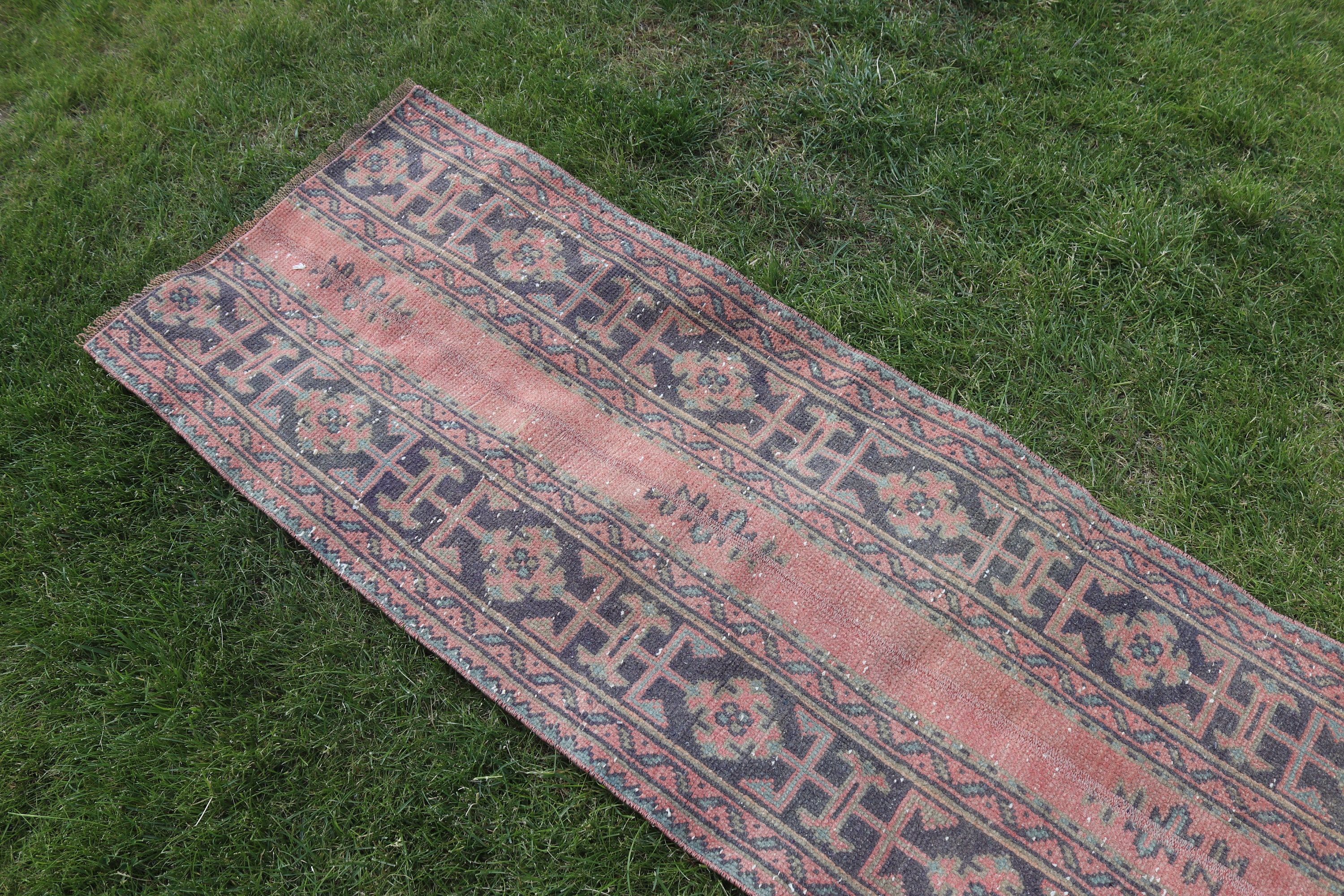 Koridor Halıları, Oushak Halı, Estetik Halılar, Açıklama Halıları, 2,1x8,3 ft Koşucu Halısı, Merdiven Halıları, Turuncu Boho Halısı, Türk Halısı, Vintage Halı