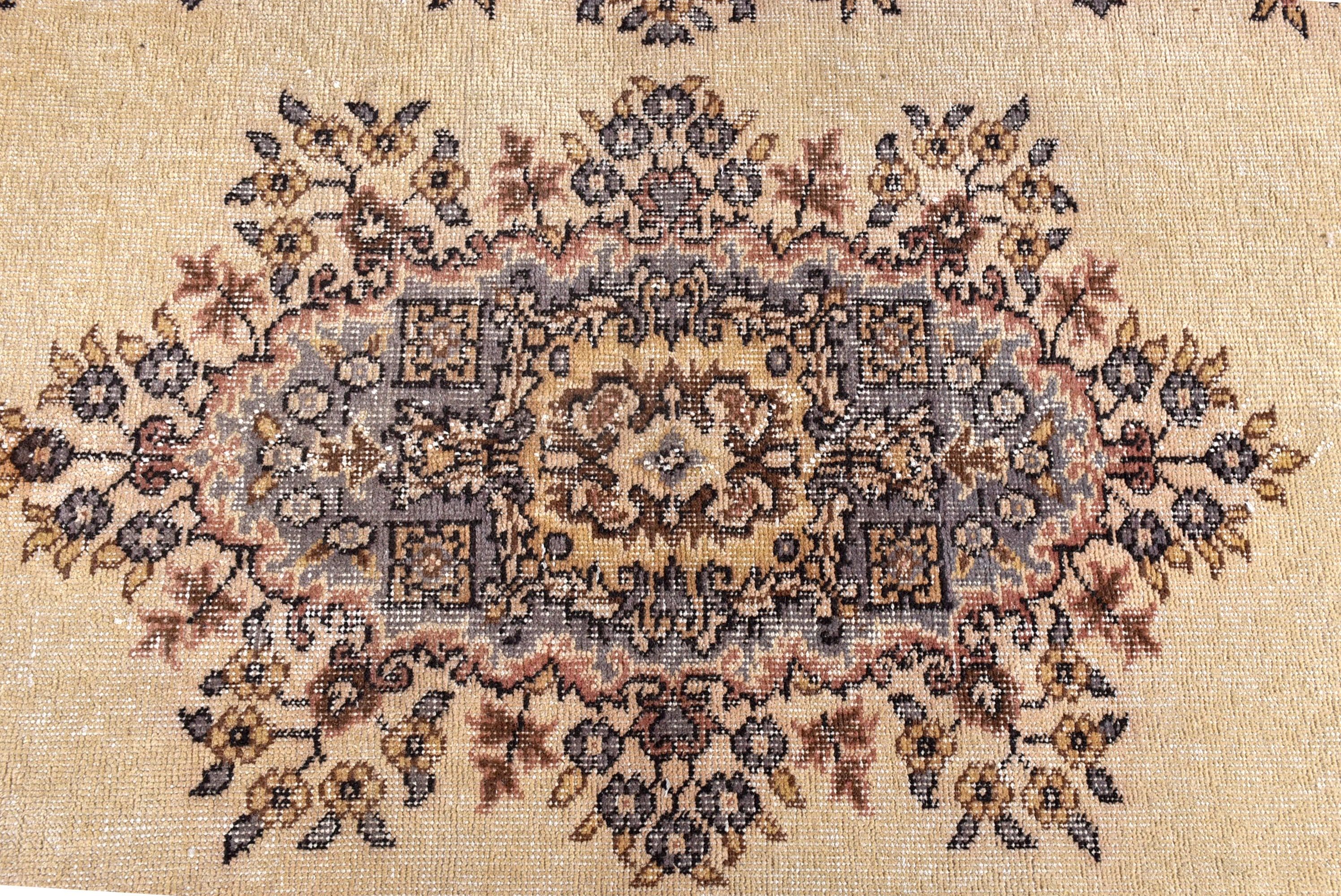 Koridor Halıları, Yatak Odası Halısı, Vintage Halı, 2.5x6.8 ft Runner Halısı, Bej Fas Halıları, Türk Halıları, Beni Ourain Runner Halısı, Oushak Halısı