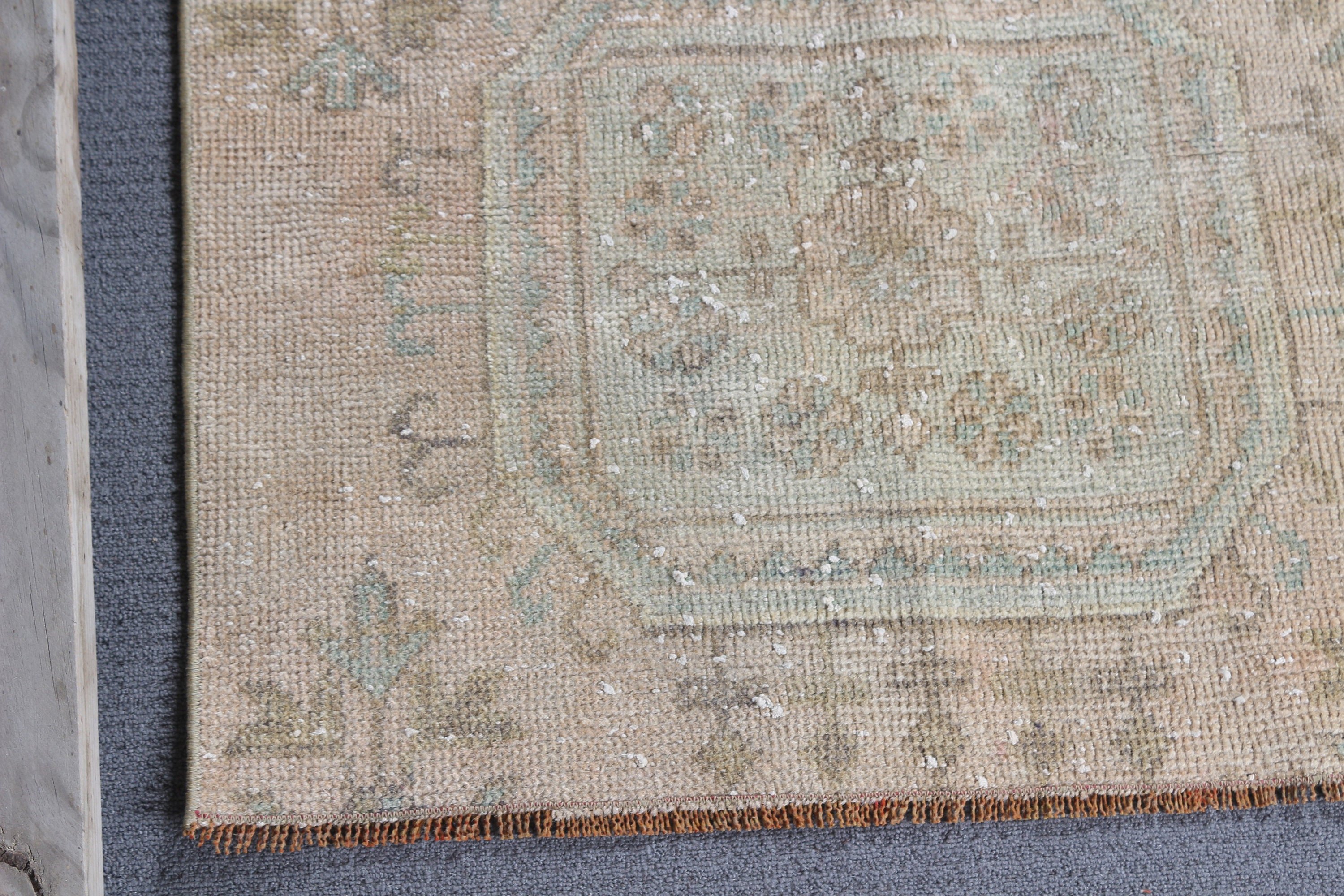 Distressed Rug, Oriental Rugs, Vintage Rug, Oushak Rug, Turkish Rug, Bath Rug, 2.5x3.7 ft Small Rugs, Bronze Home Decor Rugs, Nursery Rug