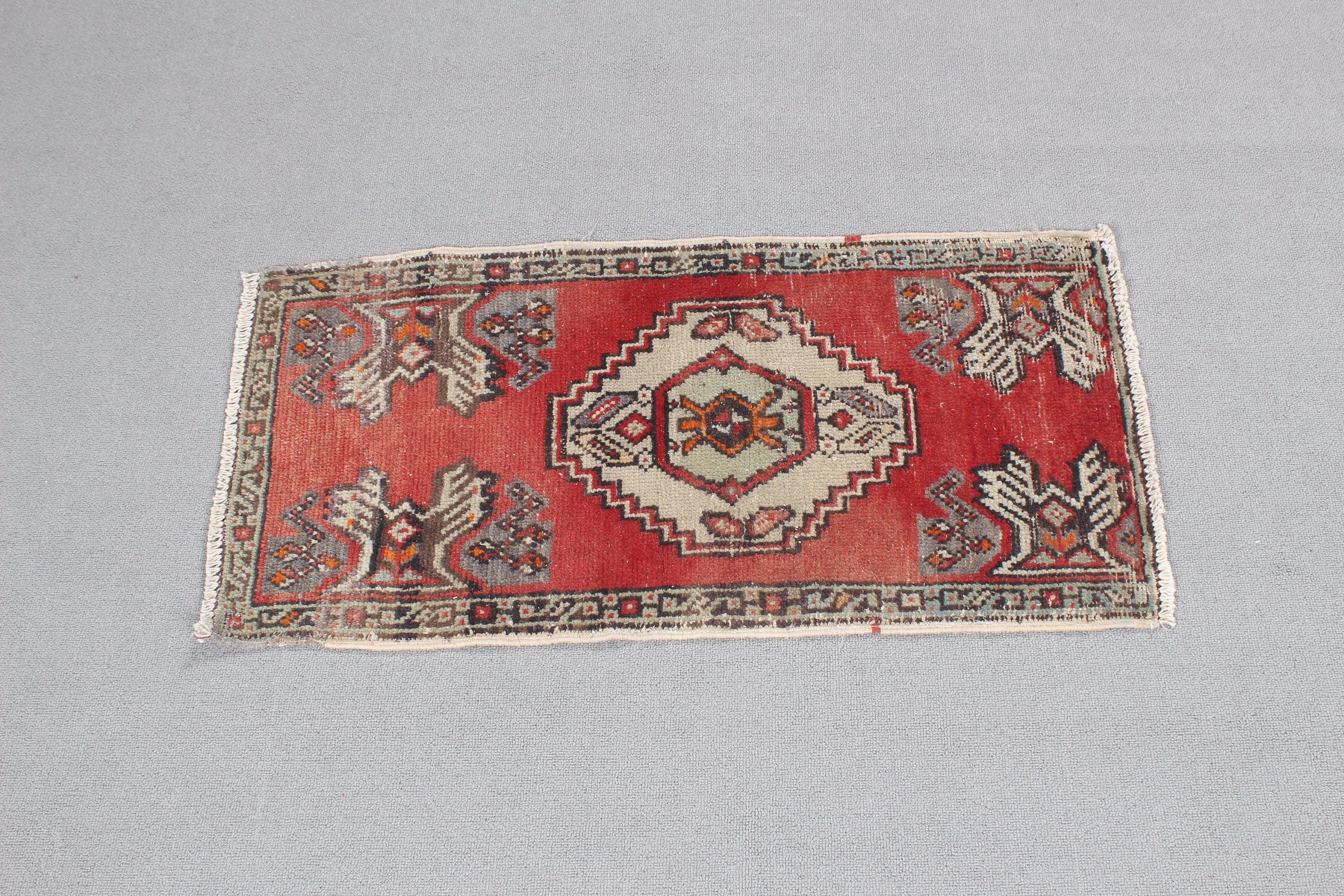 Oushak Rugs, Kitchen Rugs, 1.5x2.9 ft Small Rug, Vintage Rugs, Bohemian Rug, Modern Rugs, Bedroom Rug, Turkish Rugs, Beige Oriental Rug