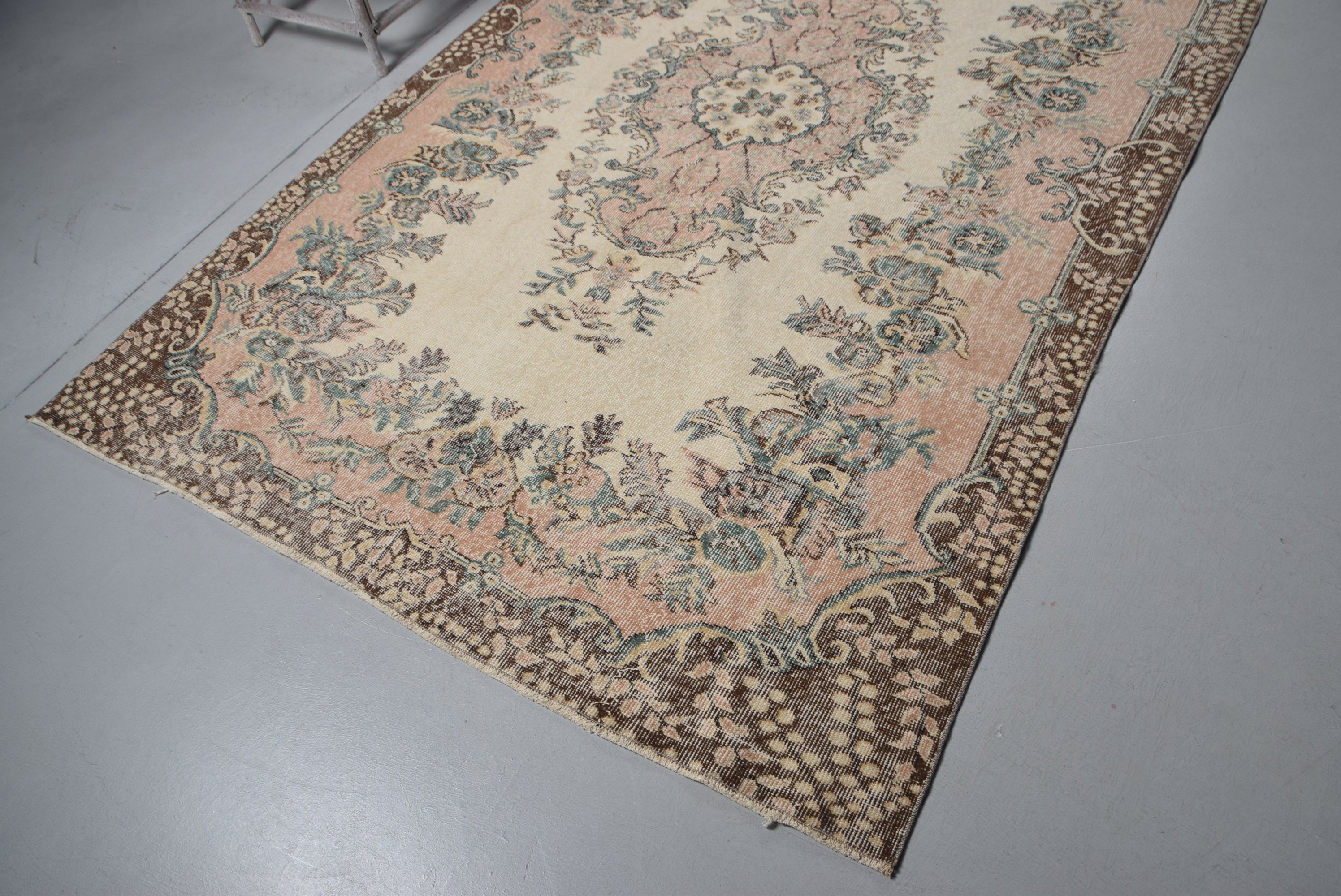 Living Room Rug, Oriental Rug, Beige Anatolian Rugs, 5.6x9.1 ft Large Rug, Dorm Rug, Turkish Rug, Bedroom Rugs, Vintage Rug, Home Decor Rug