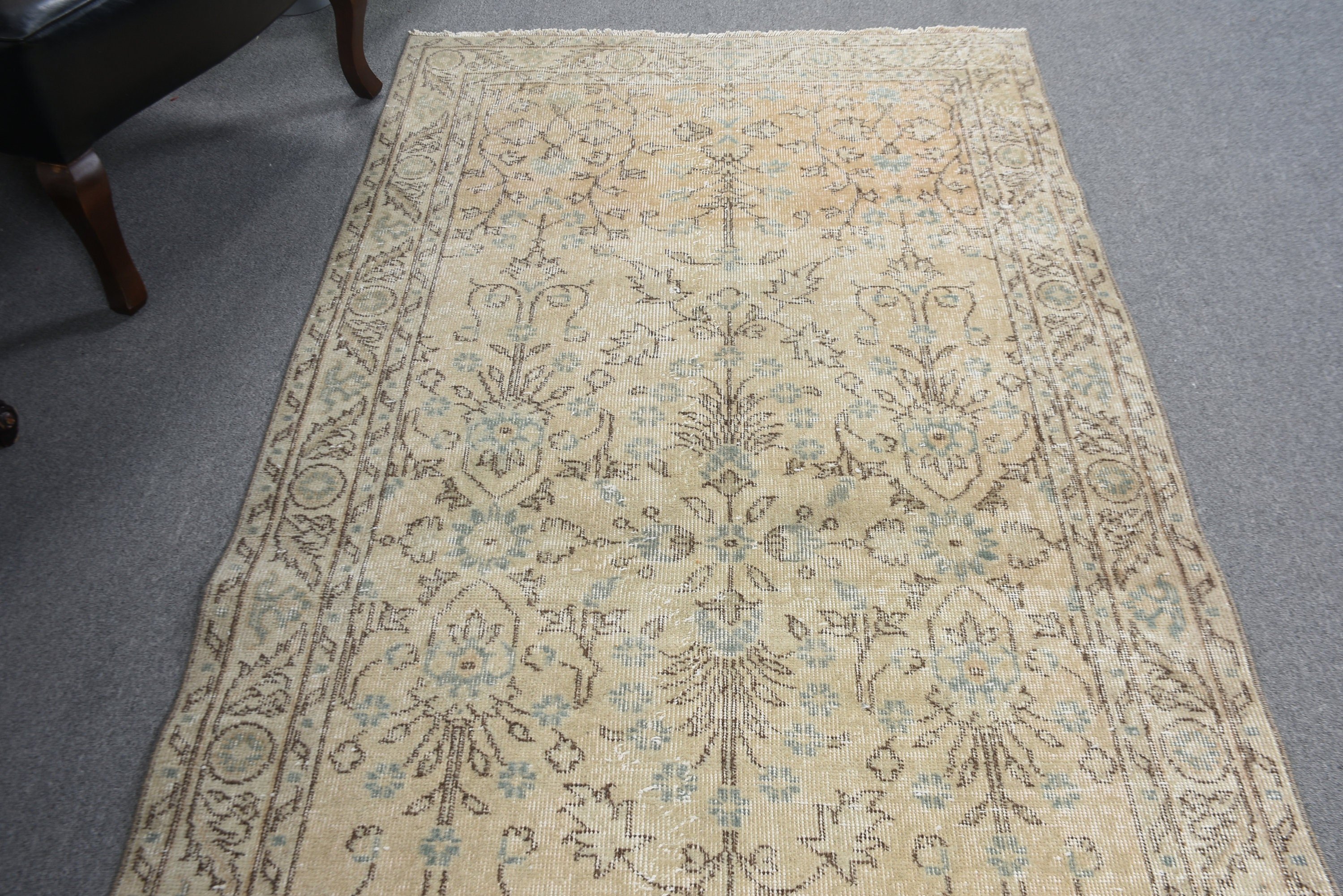 Bedroom Rugs, Beige Flatweave Rug, Nursery Rug, Turkish Rugs, Home Decor Rugs, Aesthetic Rug, 3.8x8.2 ft Area Rugs, Vintage Rug, Luxury Rug