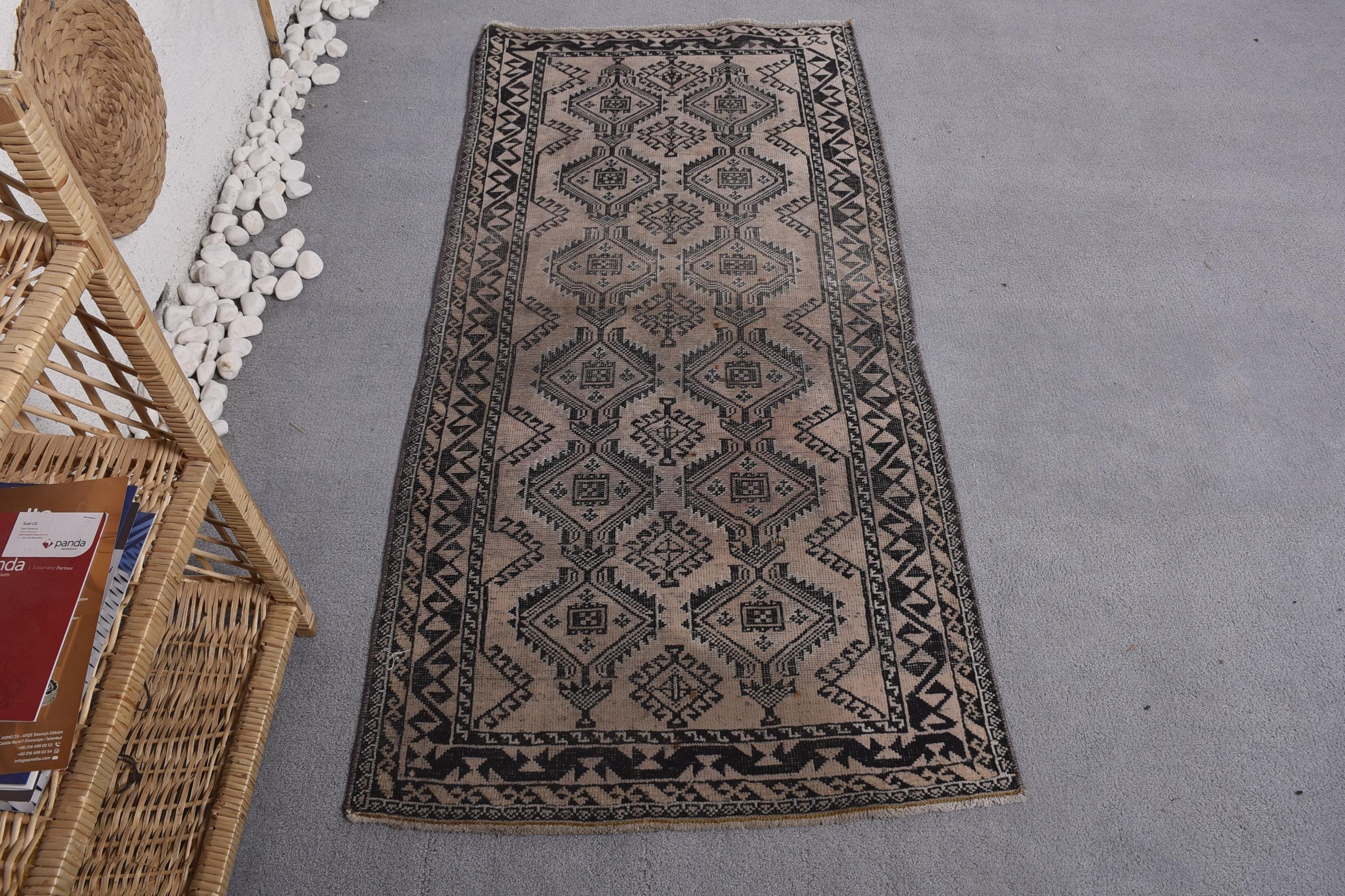 Antique Rugs, Rugs for Entry, Beige Luxury Rugs, Turkish Rugs, Small Area Rug, 2.6x5.4 ft Small Rug, Bedroom Rugs, Wool Rug, Vintage Rug