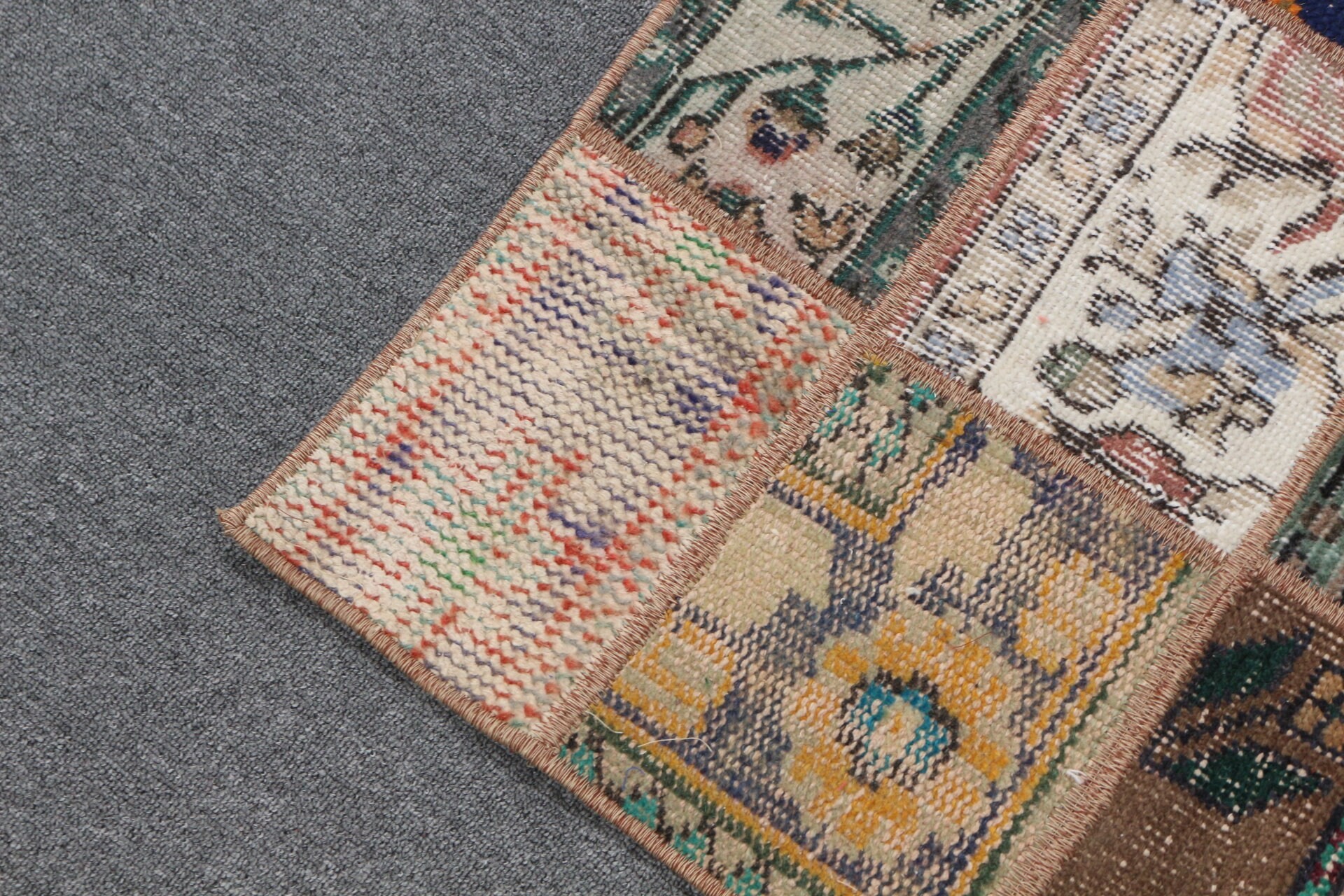 Hallway Rugs, Beige Cool Rug, Floor Rugs, Turkish Rugs, Vintage Rug, Corridor Rug, Rugs for Hallway, 2.4x8.4 ft Runner Rug