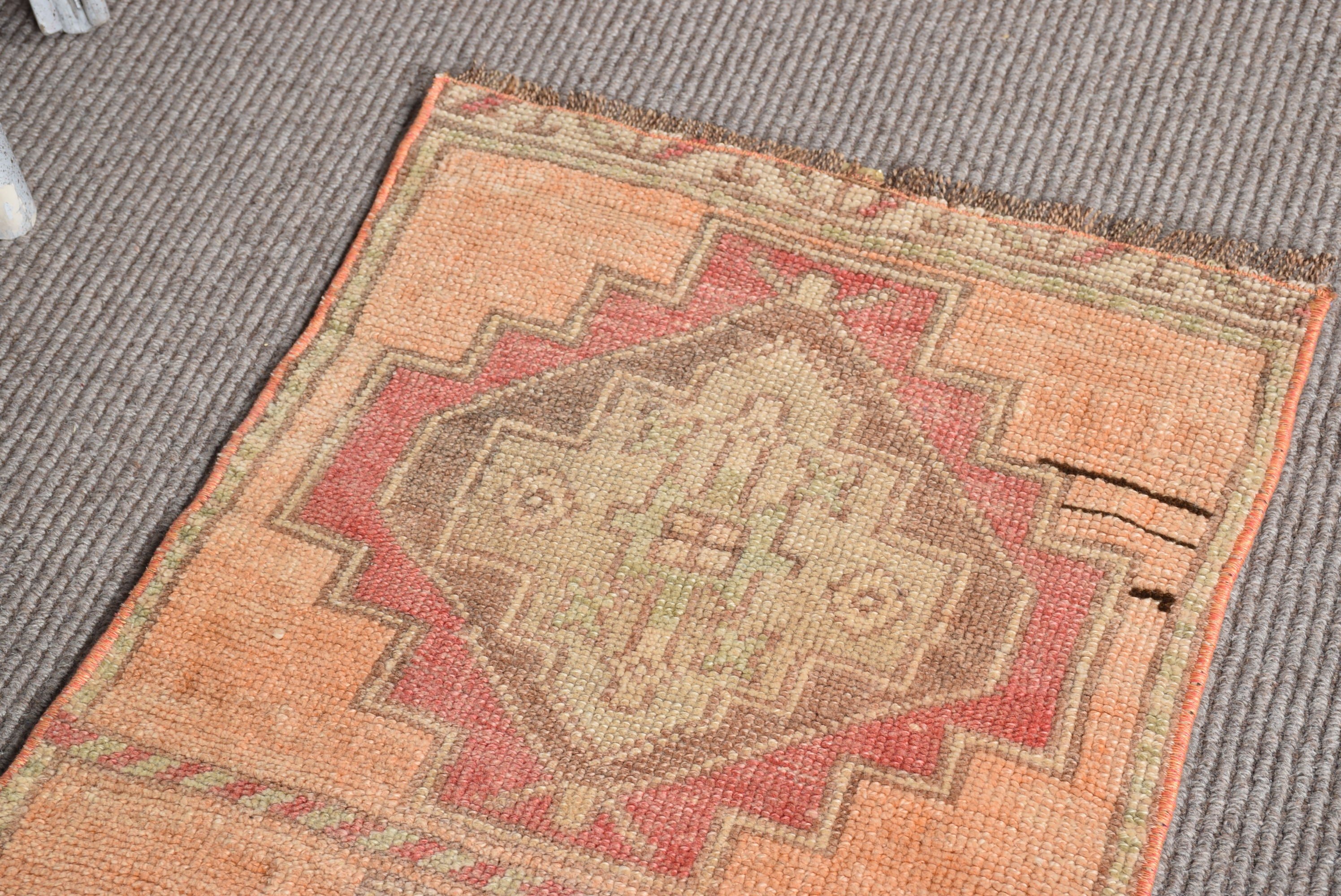 1.6x2.9 ft Küçük Halılar, Kırmızı Anadolu Halısı, Estetik Halı, Paspas Halıları, Türk Halıları, Yün Halı, Araba Paspas Halıları, Vintage Halılar