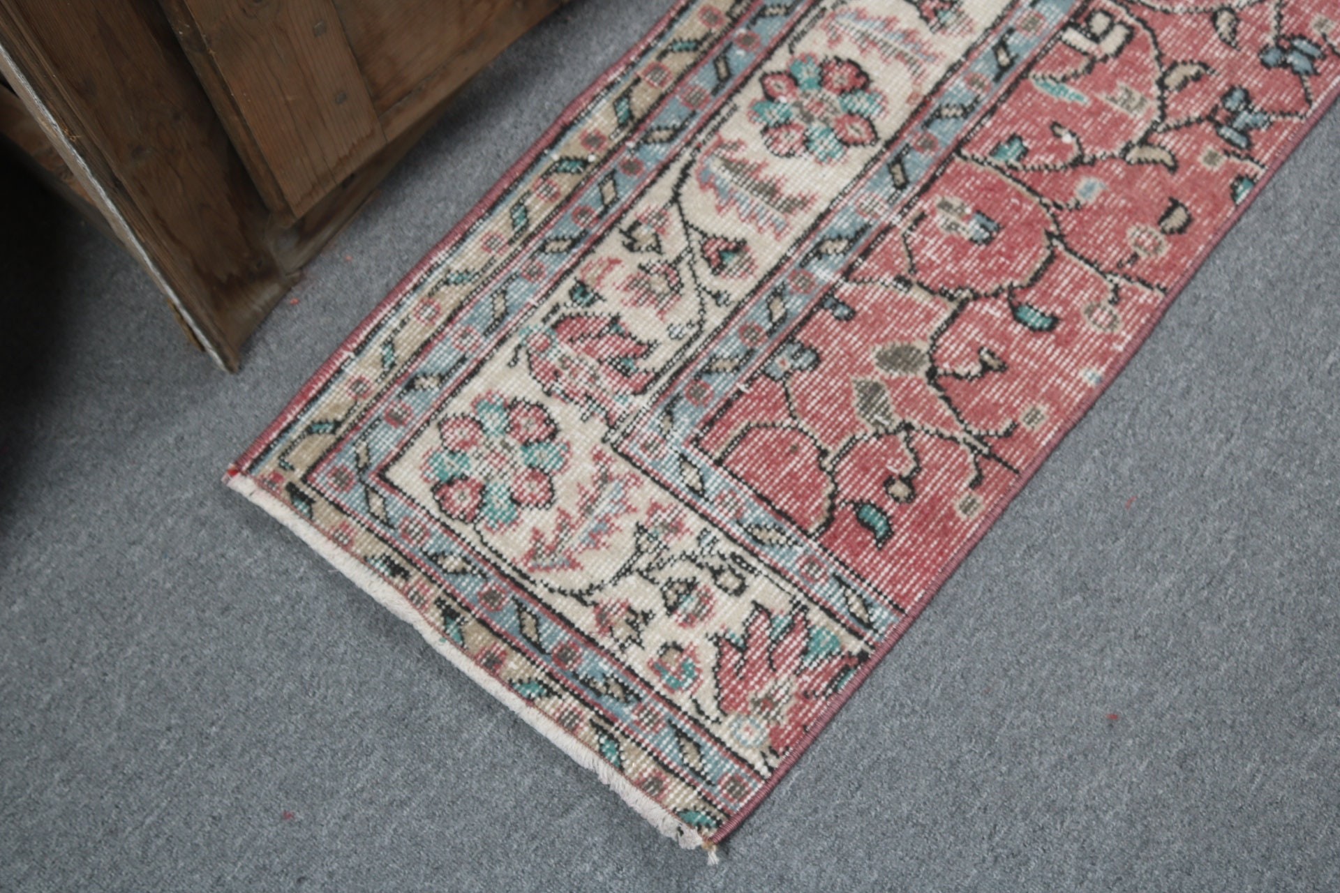 Türk Halısı, Mutfak Halıları, Vintage Halı, Oryantal Halılar, Dış Mekan Halıları, Yatak Odası Halısı, Kırmızı 1.4x2.9 ft Küçük Halılar, Fas Halısı