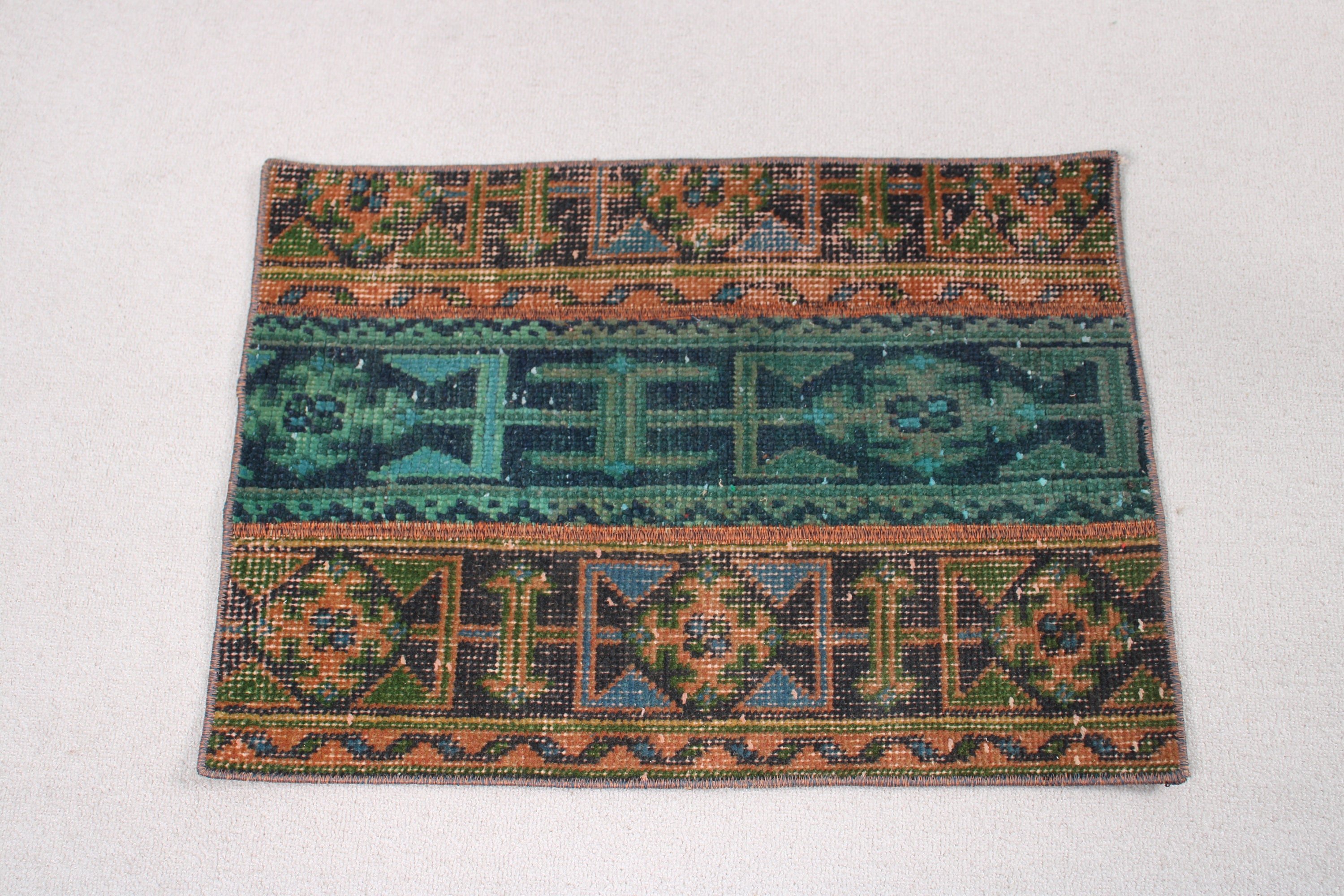 Türk Halısı, Mavi Açıklama Halısı, Vintage Halı, 1.6x2.3 ft Küçük Halılar, Boho Halıları, Açıklama Halıları, Lüks Halı, Küçük Vintage Halı, Araba Paspas Halıları