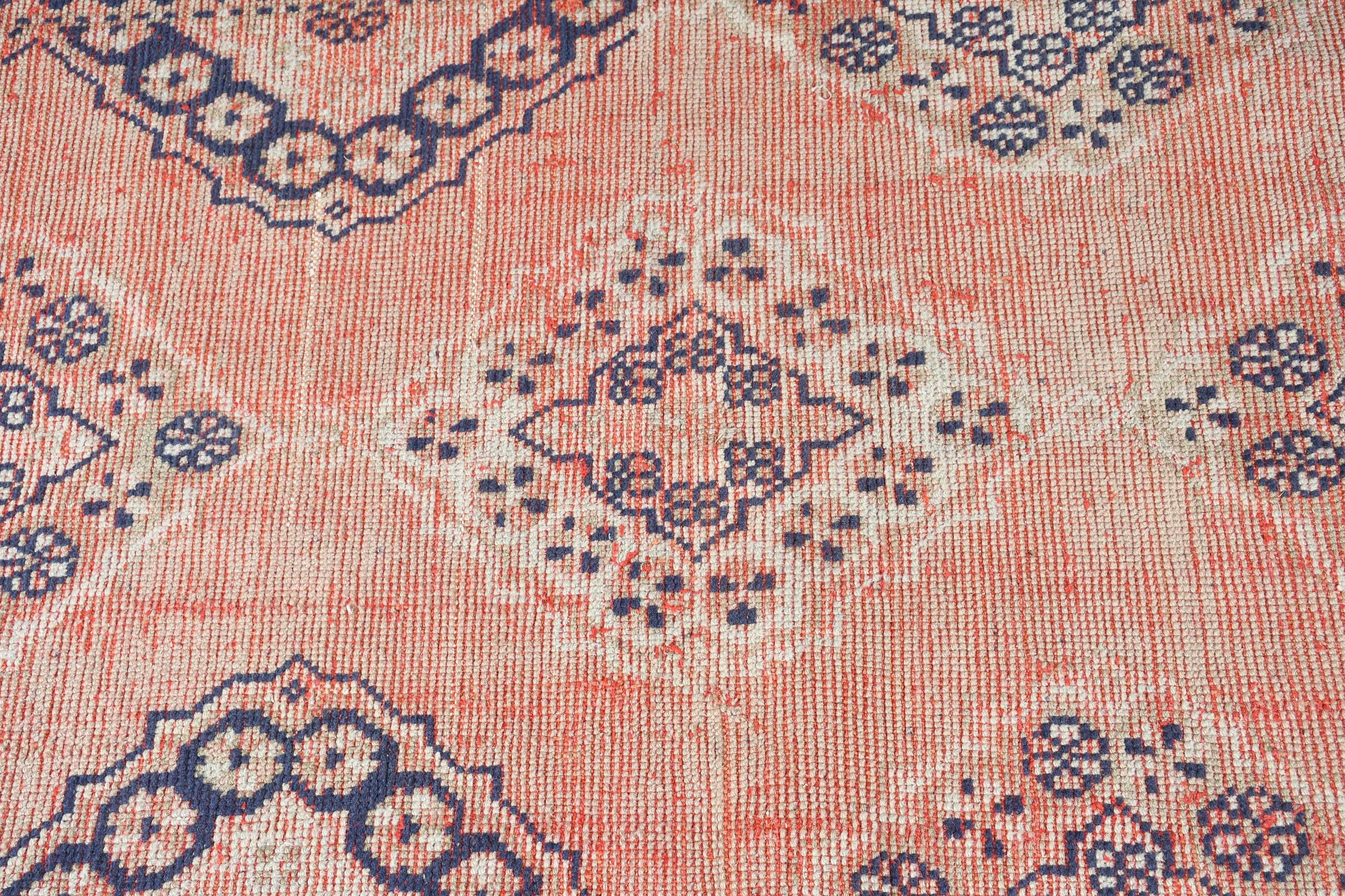 4.2x11.1 ft Runner Rug, Corridor Rugs, Kitchen Rugs, Rugs for Kitchen, Turkish Rug, Red Oriental Rug, Dorm Rug, Oriental Rug, Vintage Rugs