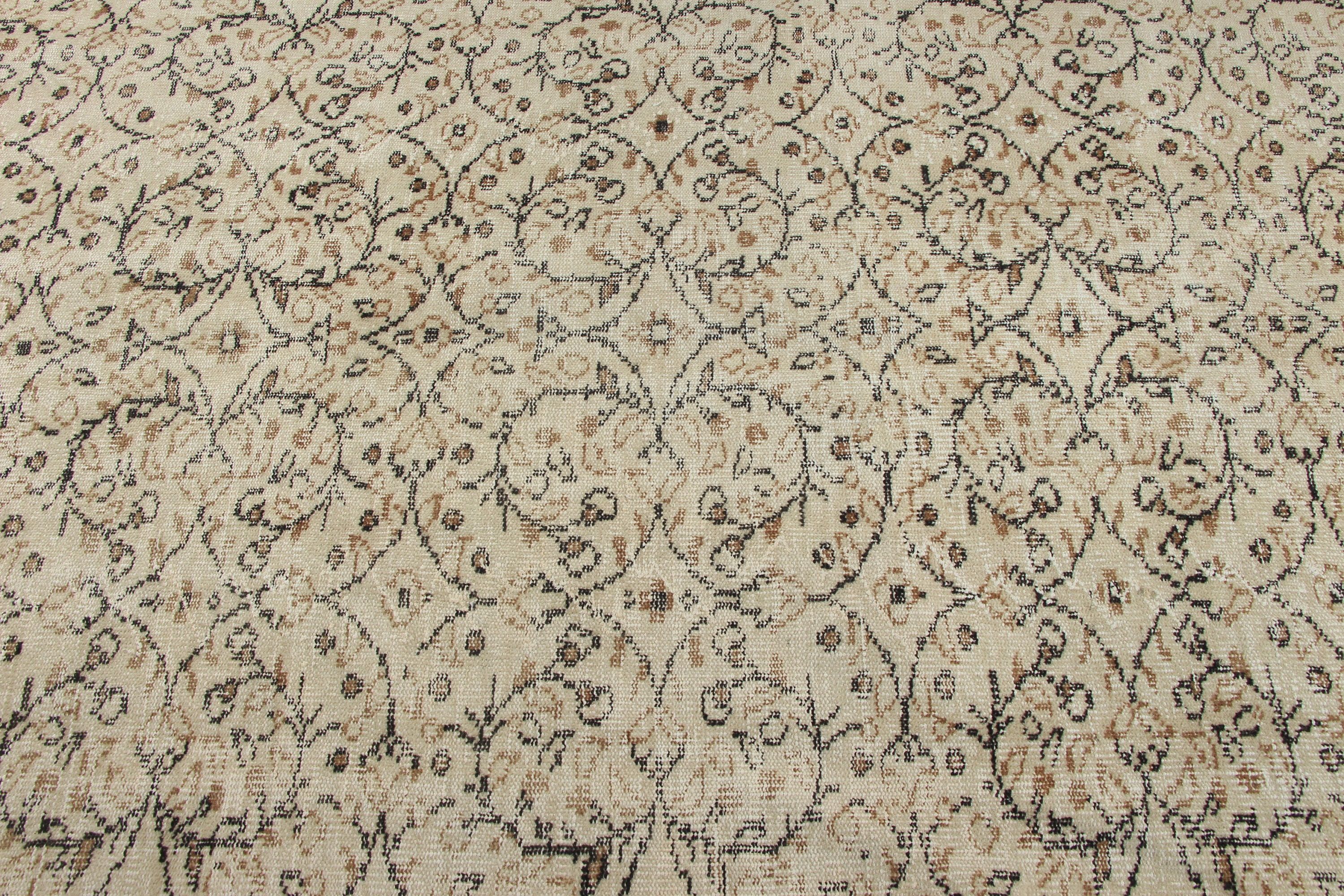 Salon Halıları, 6.1x8.3 ft Büyük Halı, Bej Oushak Halılar, Salon Halısı, Oryantal Halılar, Yatak Odası Halıları, Anadolu Halıları, Vintage Halı, Türk Halısı