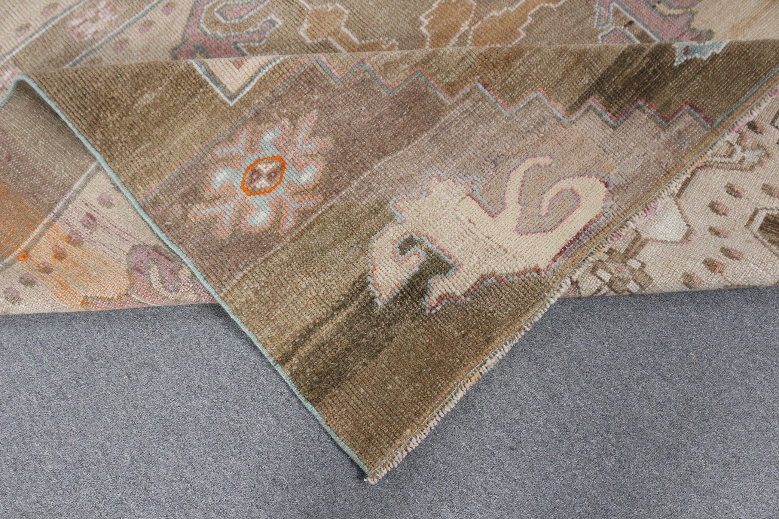 Large Boho Rugs, Beige Modern Rugs, Statement Rugs, Bedroom Rugs, Kitchen Rug, Vintage Rugs, 5.2x11.6 ft Large Rugs, Turkish Rug, Floor Rug