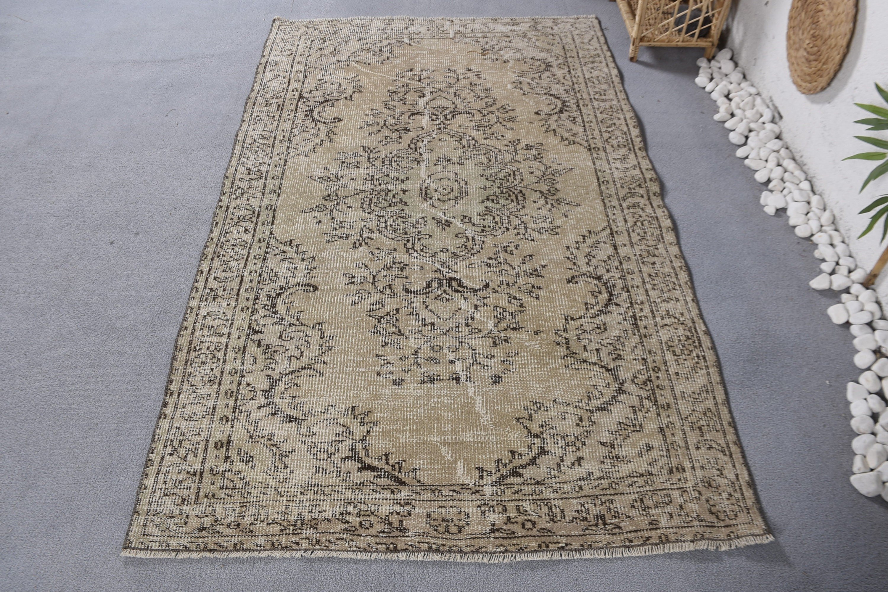 Türk Halıları, Dış Mekan Halıları, Yatak Odası Halısı, 3,9x6,5 ft Alan Halıları, Havalı Halılar, Bej El Dokuma Halı, Anadolu Halıları, Çocuk Halısı, Vintage Halı