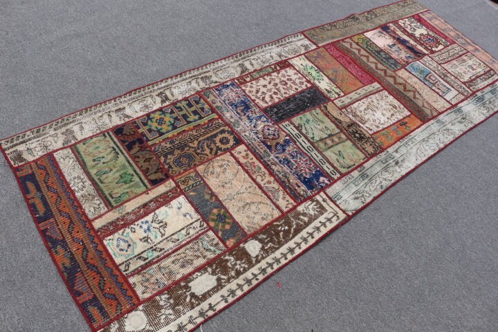 Fas Halıları, Mutfak Halıları, Türk Halısı, Kahverengi Ev Dekorasyonu Halısı, Mutfak Halısı, Vintage Halı, 3.1x8.3 ft Runner Halısı, Sanat Halısı