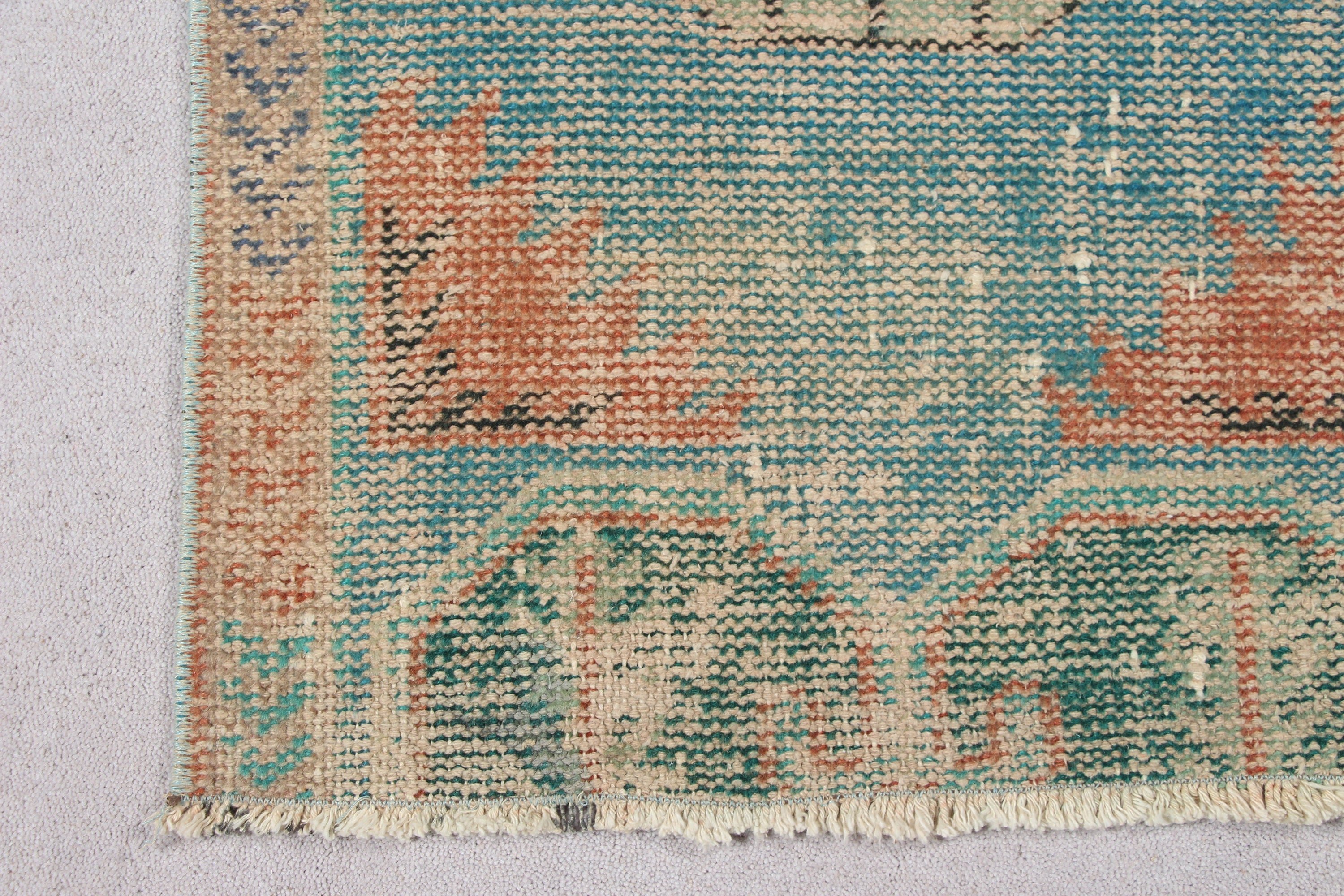 Çocuk Halısı, Vintage Halı, Yer Halıları, Giriş Halısı, Banyo Halıları, 1.9x3.5 ft Küçük Halı, Türk Halısı, Oushak Halısı, Mavi Ev Dekor Halısı, Sanat Halısı