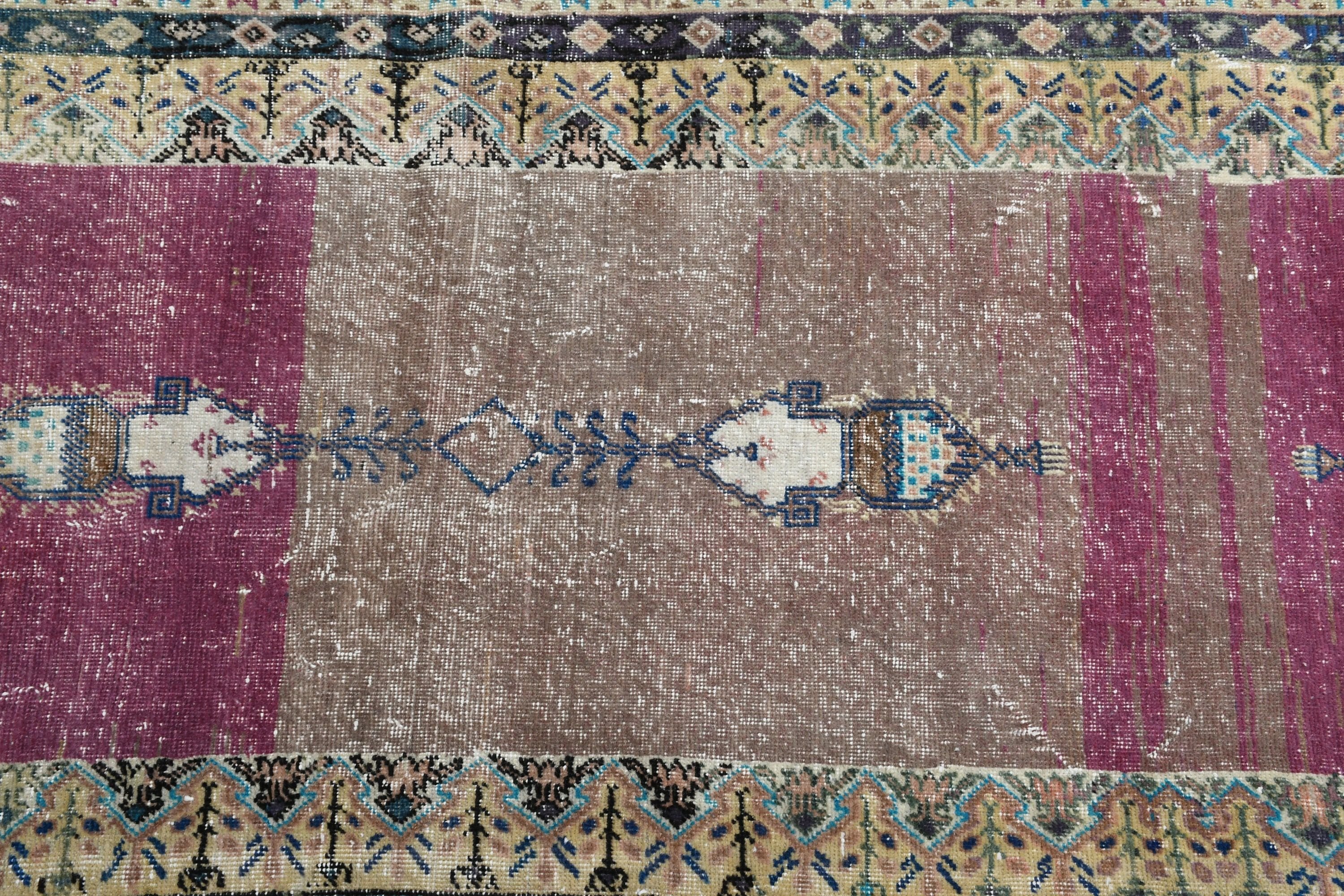 Sanat Halısı, Koridor Halısı, Fas Halıları, Mutfak Halısı, Türk Halısı, Bej 2,9x9,1 ft Runner Halıları, Vintage Halılar