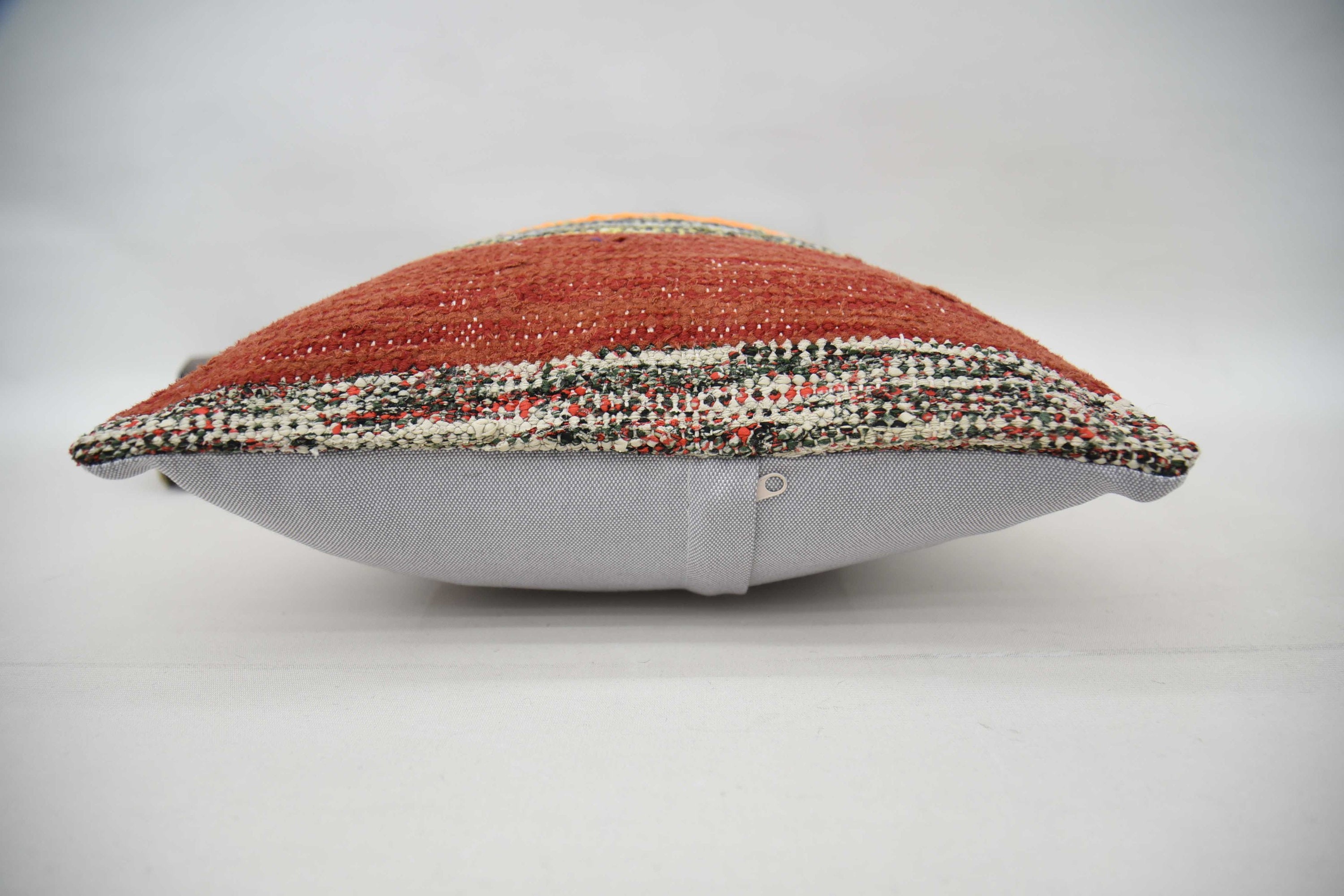 Turkish Kilim Pillow, Handmade Cushion Case, Ethnical Kilim Rug Pillow, Handmade Kilim Cushion, 16"x24" Yellow Pillow Sham