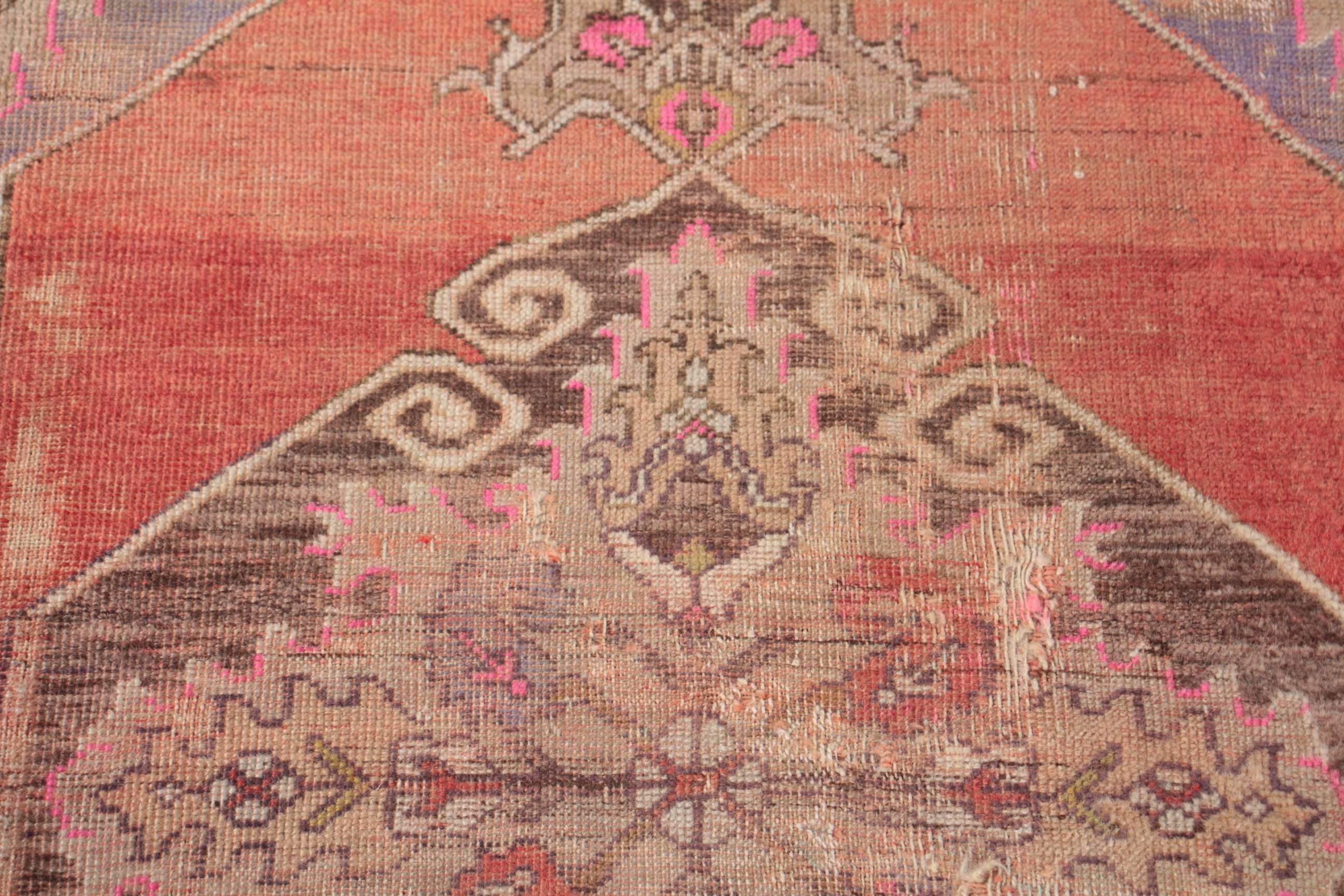 Türk Halısı, 3x5.1 ft Aksan Halısı, Kırmızı Anadolu Halısı, Anadolu Halıları, Mutfak Halıları, Giriş Halısı, Vintage Halılar, Estetik Halı, Yatak Odası Halıları