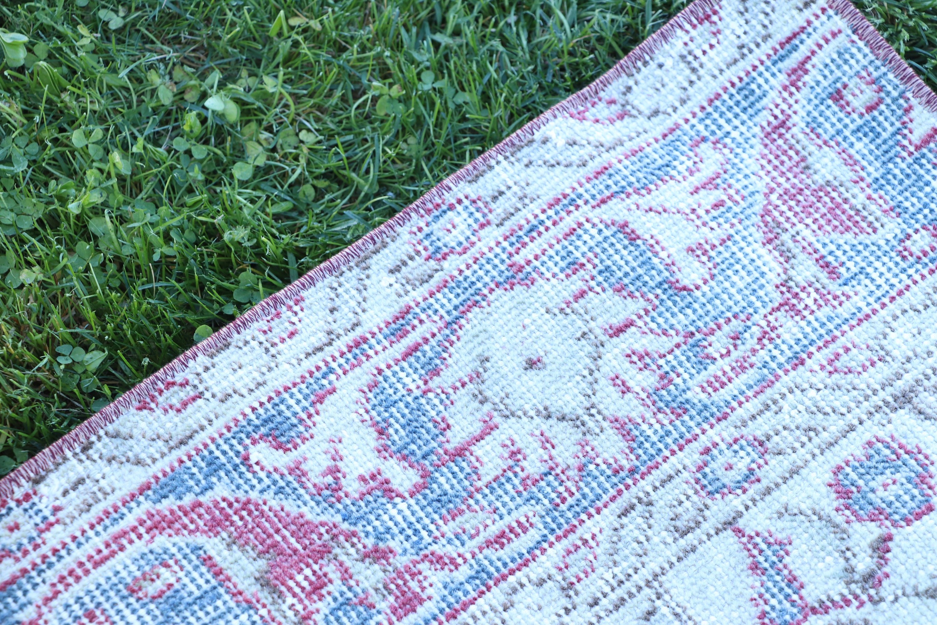 Vintage Rugs, Turkish Rugs, 1.7x2.8 ft Small Rug, Office Rug, Flatweave Rug, Oriental Rugs, Purple Statement Rug, Bathroom Rug, Car Mat Rug