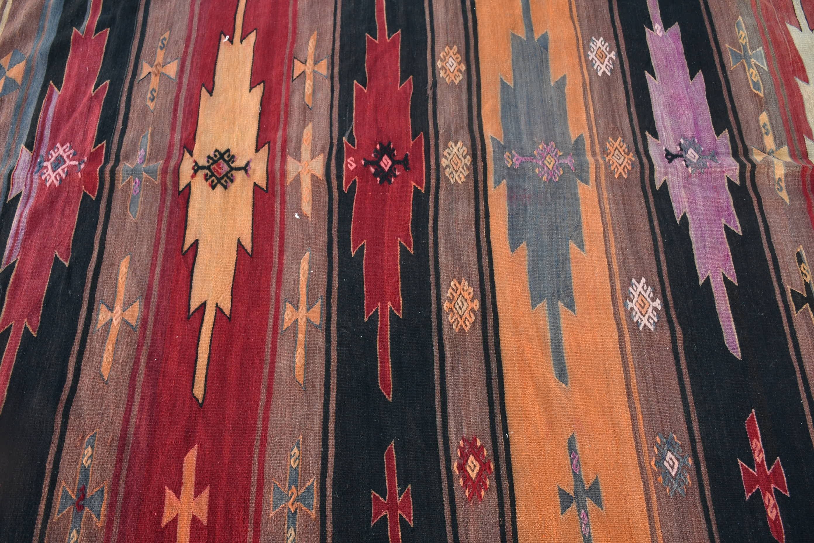 Yolluk Kilim, 121x310 cm Yolluk Kilim, Merdiven Kilim, Merdiven Kilim, Merdiven Kilim, Anadolu Kilim, Kırmızı Yün Kilim, Türk Kilim