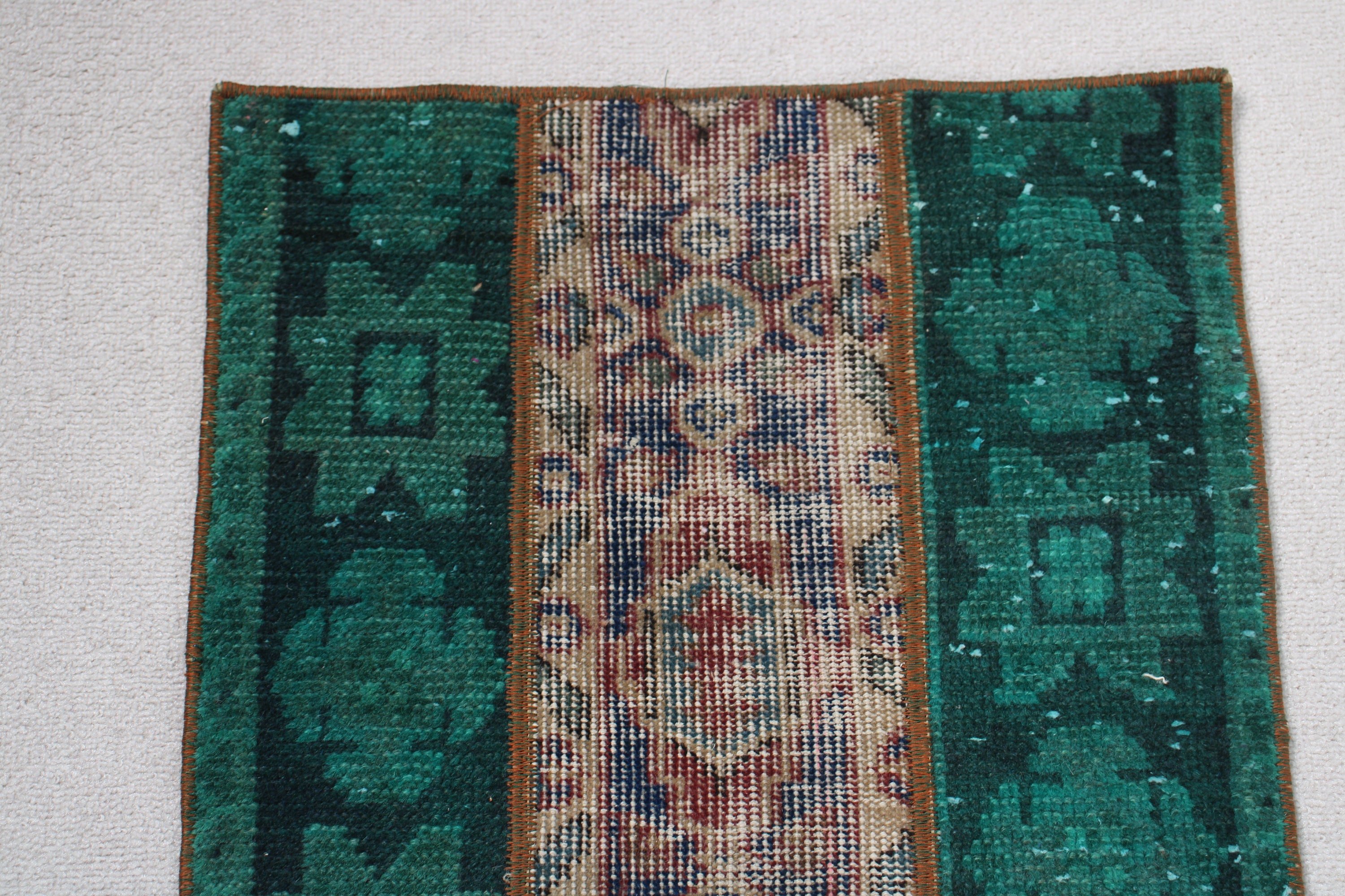 Oriental Rugs, Turkish Rugs, Luxury Rugs, Green Bedroom Rugs, Vintage Rug, Bathroom Rug, Kitchen Rugs, Cool Rugs, 1.6x2.3 ft Small Rugs